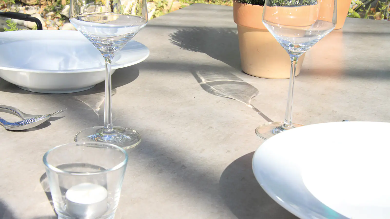 Acamp Glastisch Alpha 160 x 80 x 75 cm