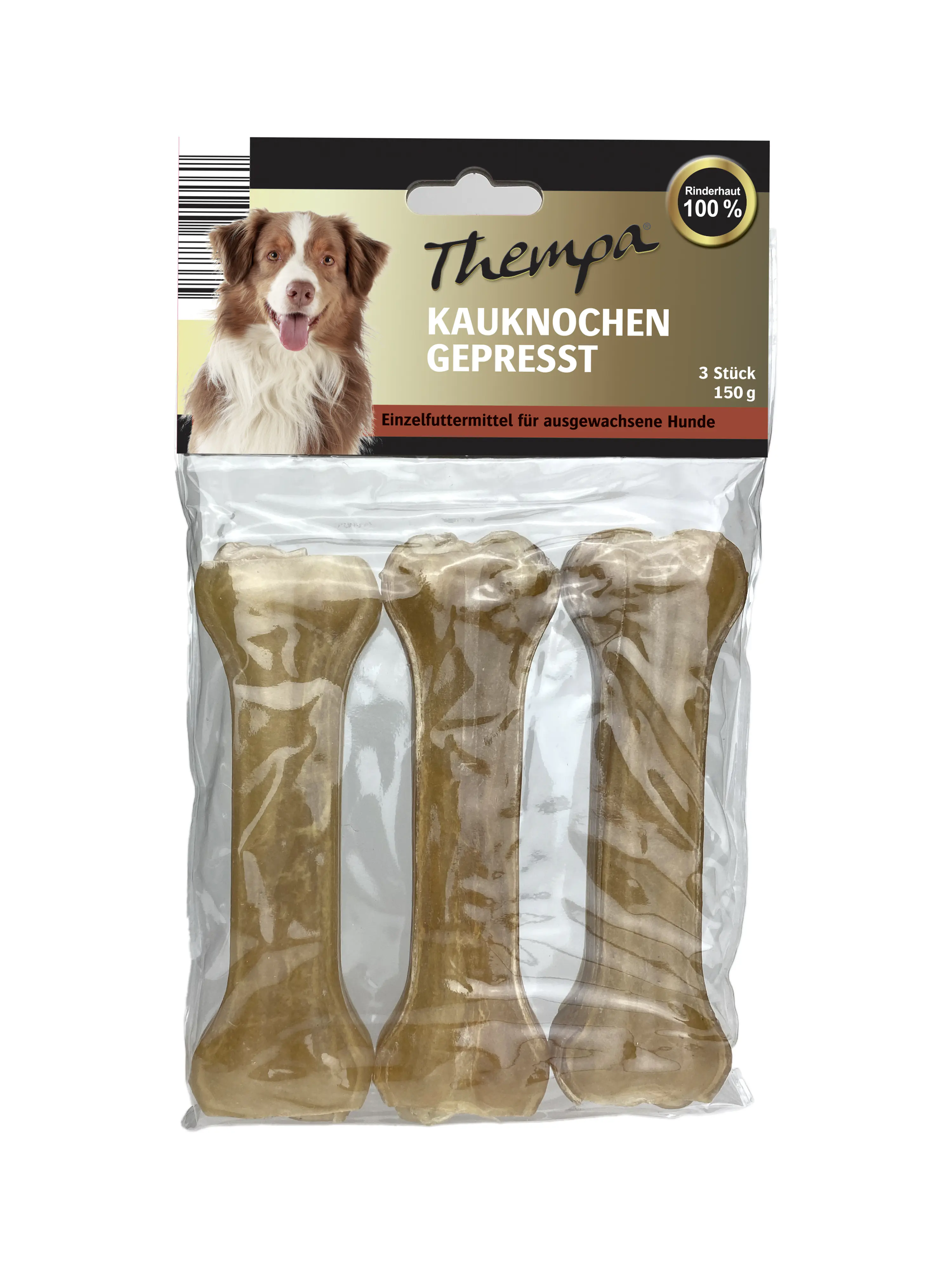 Thempa Hundesnack Adult Kauknochen 150 g Rind Thempa Hundesnack Adult Kauknochen 150 g Rind