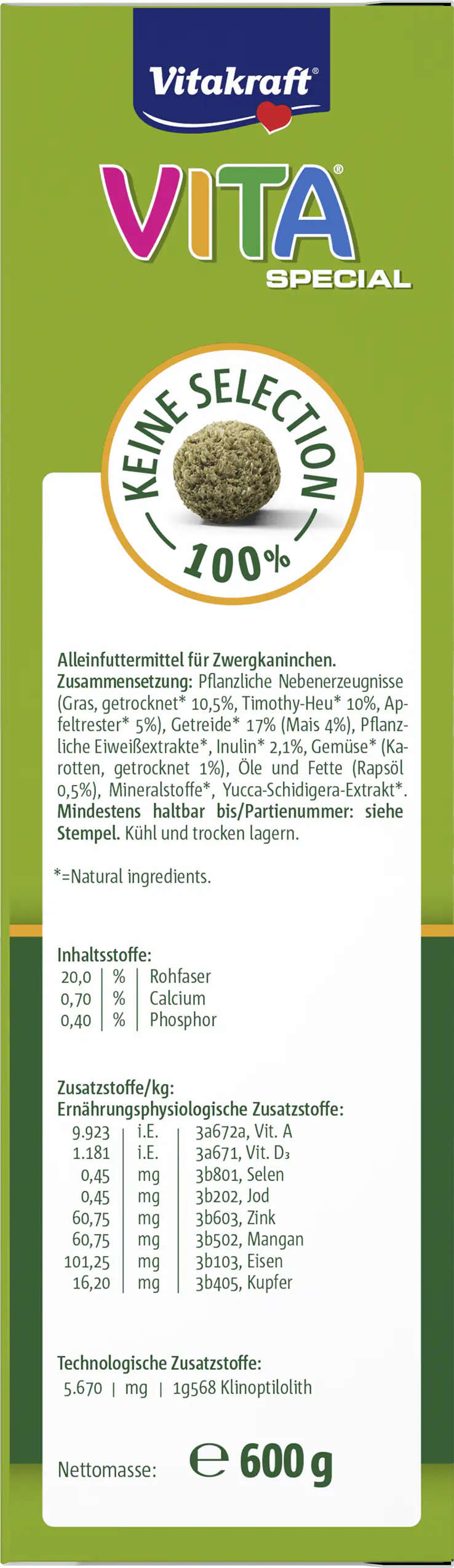 Vitakraft VITA® Special Adult 600 g