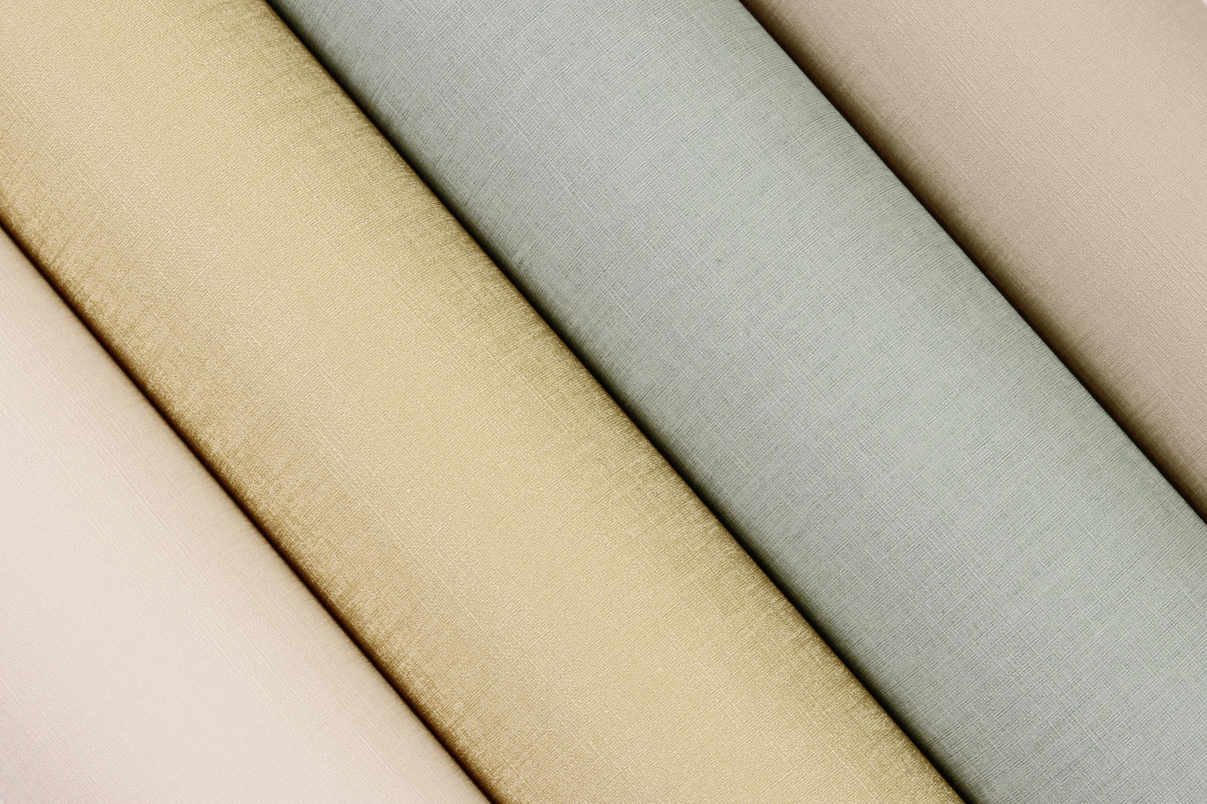 Rasch Vliestapete 690743 Selection, Textilstruktur grün, 10,05 x 0,53 m