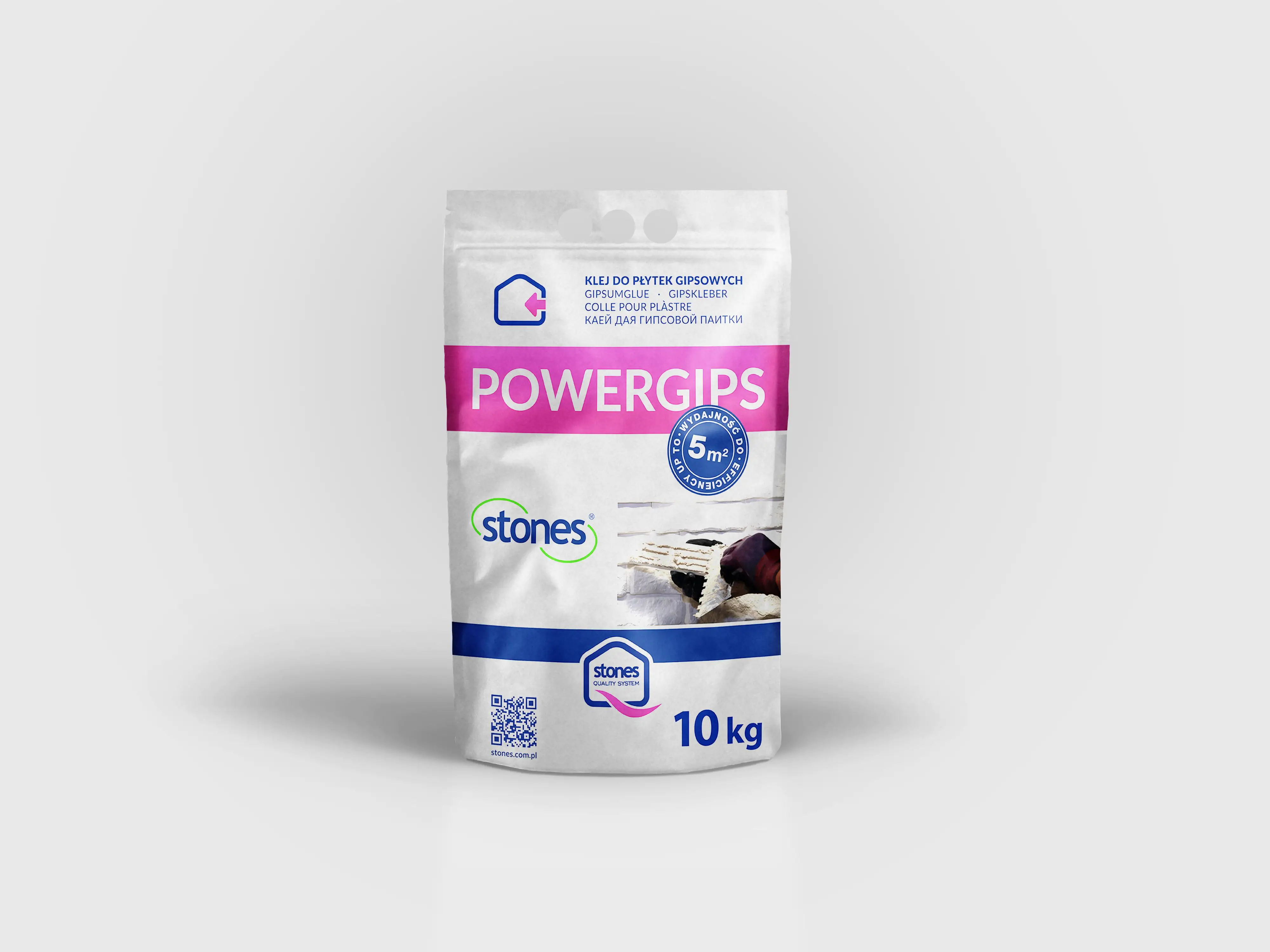 5907762307710 Ammonit Stones Kleber Powergips 10 kg