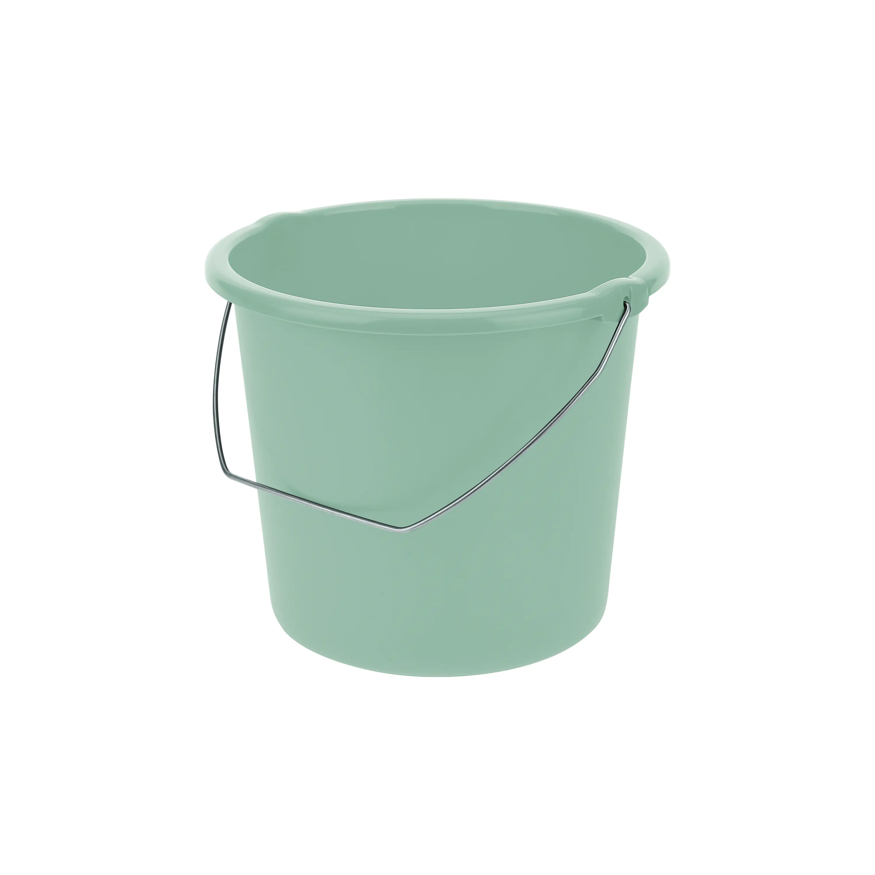 Tontarelli Eimer mit Metallbügel 10 L salbeigrün