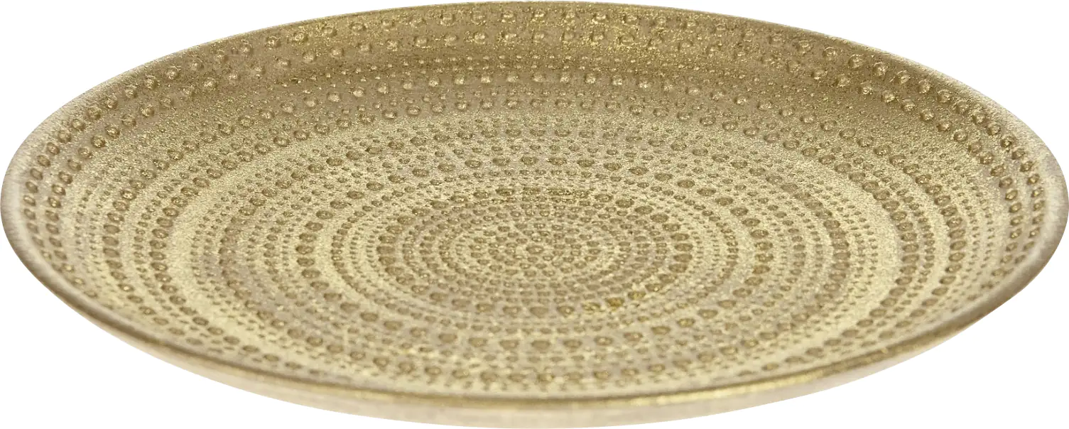 Dijk Holzteller Ø 29 x 2.5 cm Gold