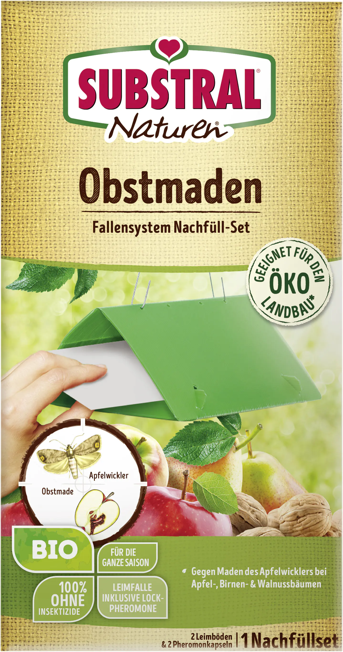 Naturen Obstmaden- Fallensystem Nachrüstset 1 Set
