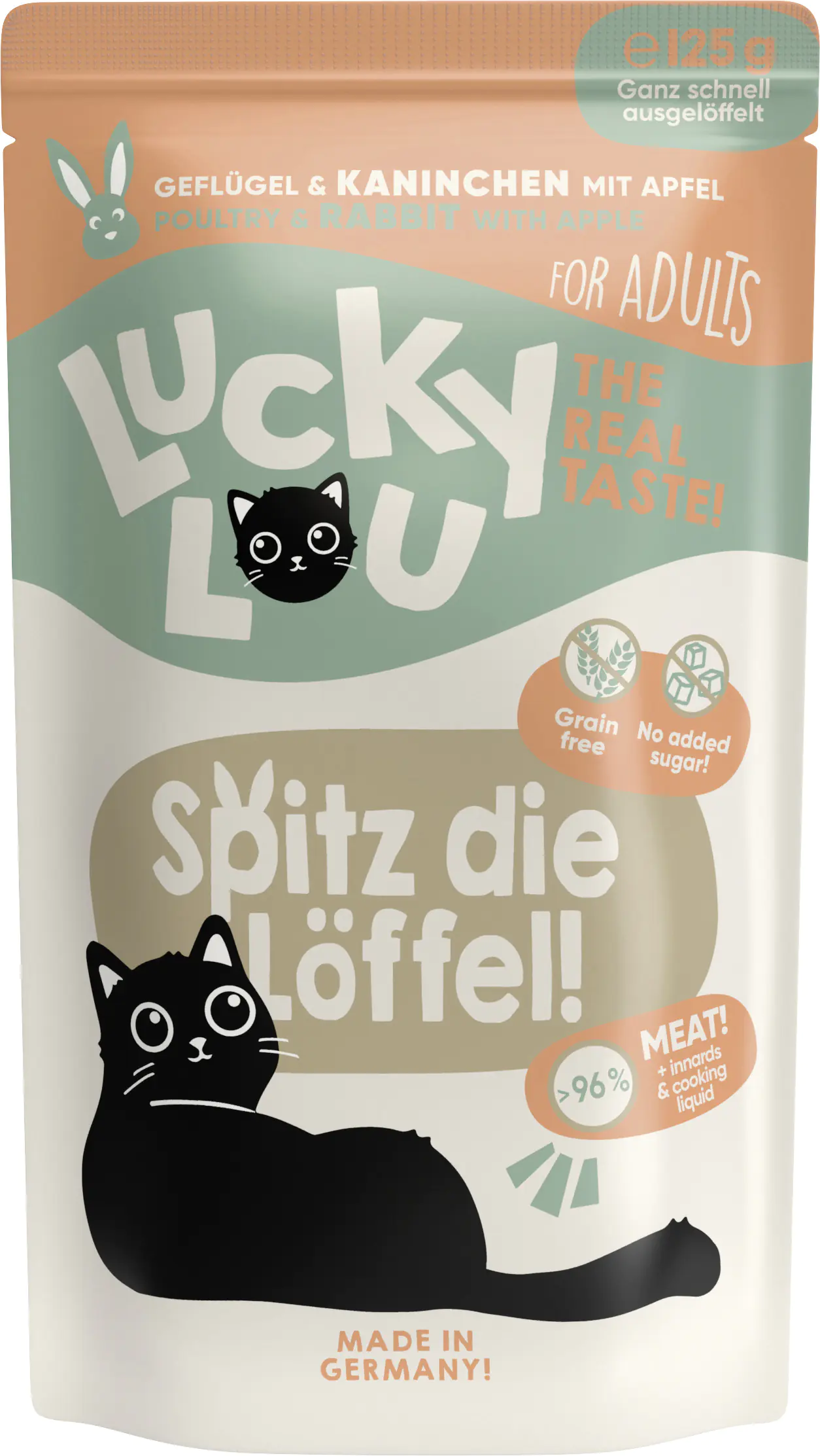 Lucky Lou Lifestage Adult Geflügel und Kaninchen 125g Lucky Lou Lifestage Adult Geflügel und Kaninchen 125g
