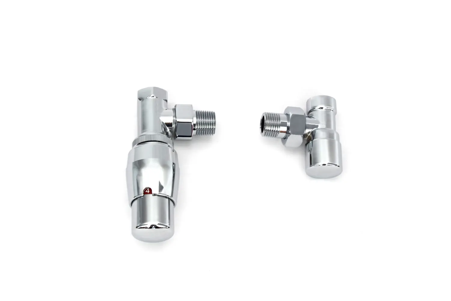 Ximax Heizkörperthermostat-Set Royal Eck-Ausführung 16 mm chrom