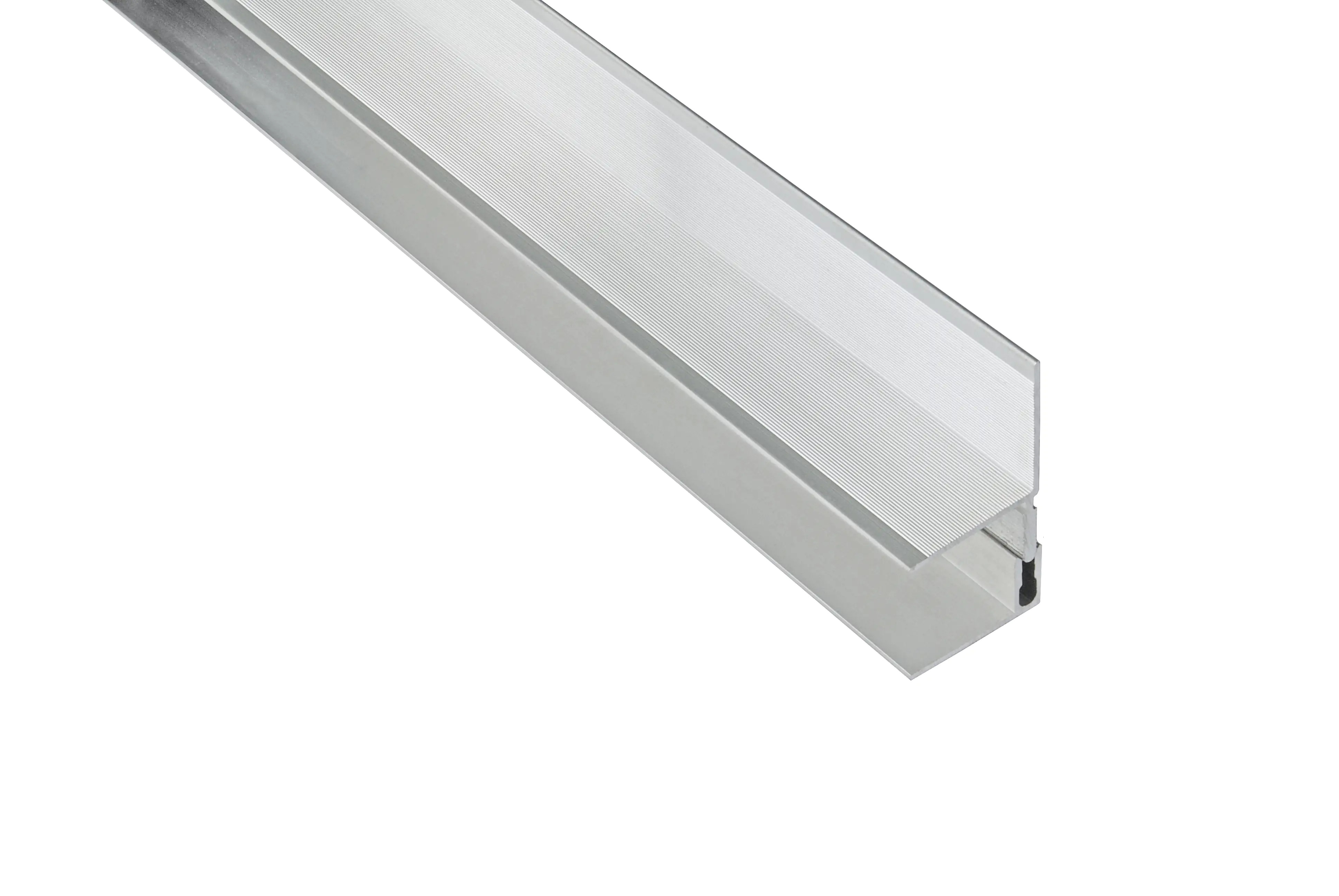 Kovalex Wandabschluss Aluminium 250 x 4 x 4 cm anthrazit inkl. Befestigung