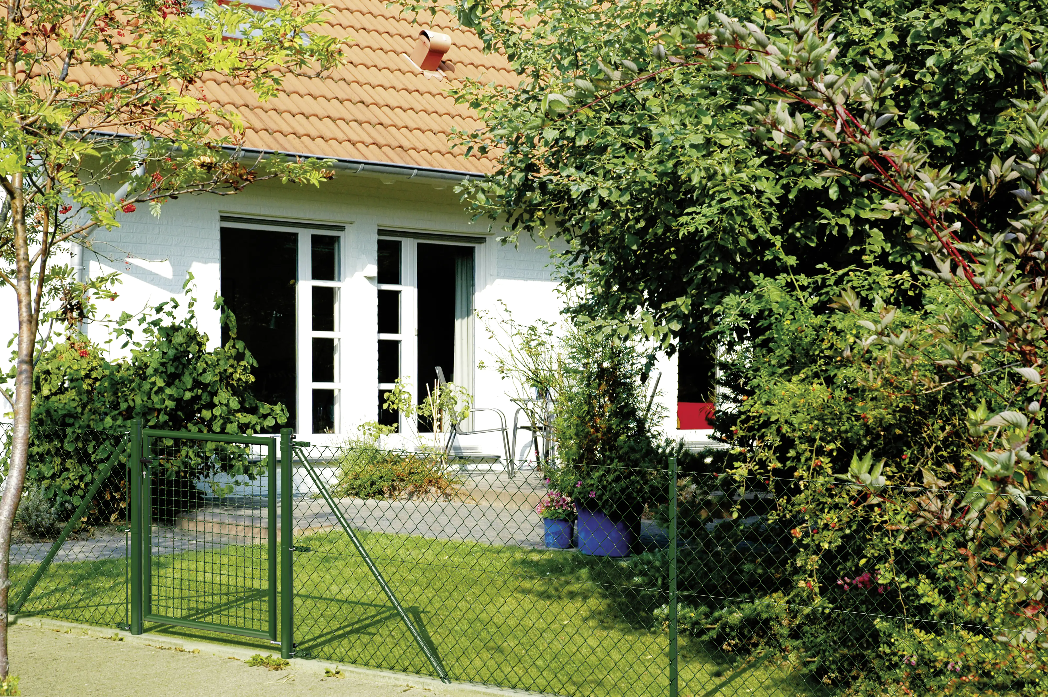 Alberts Maschendrahtgeflecht 25 m 125 cm hoch grün Alberts Maschendrahtgeflecht 25 m 125 cm hoch grün