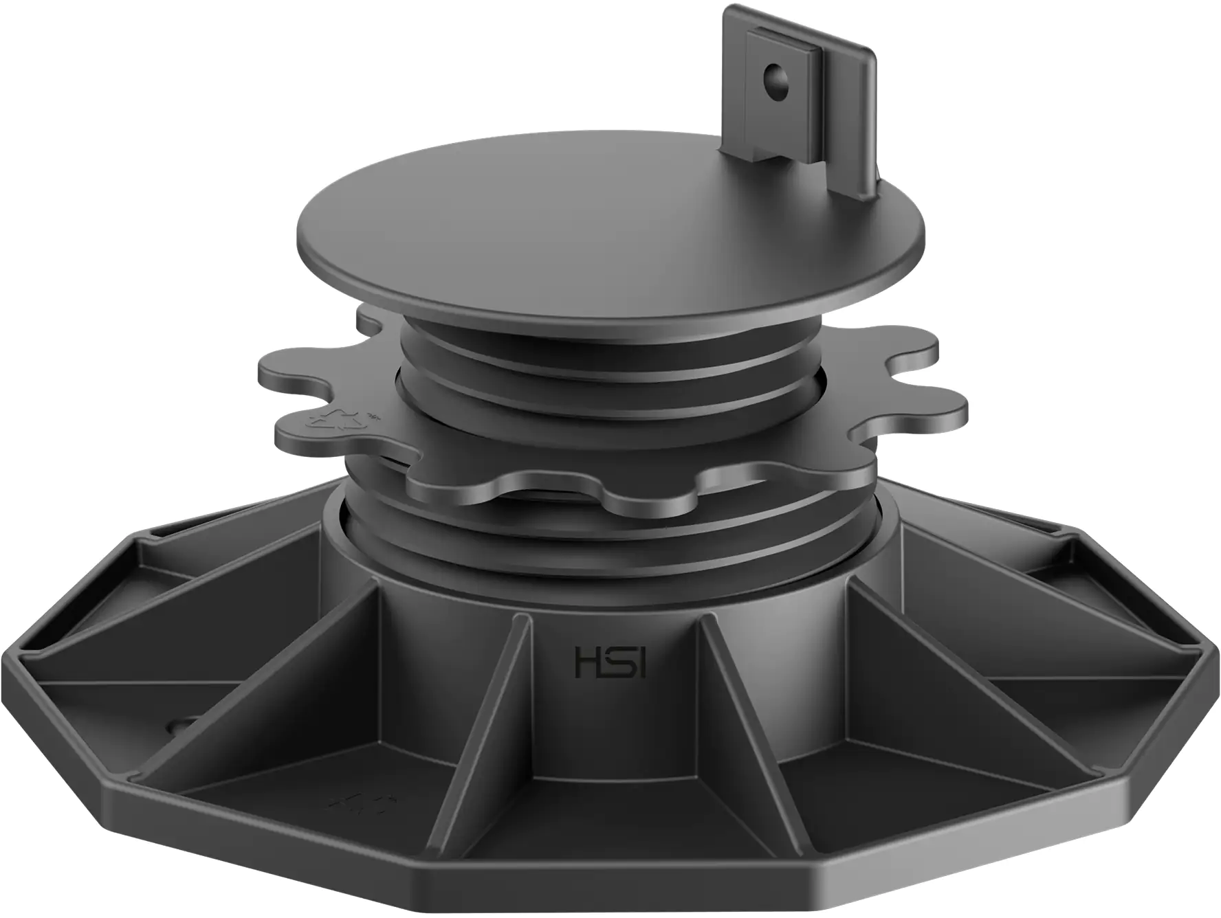 HSI Terrassensockel Terra Classic 2 Aufbauhöhe 3,5 - 6,5 cm