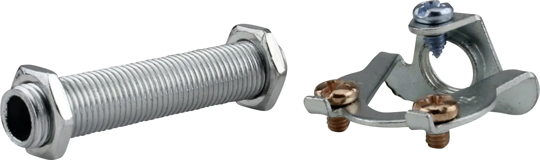 Gewinderöhrchen 50 mm mit Lampenaufhängung M 10x1