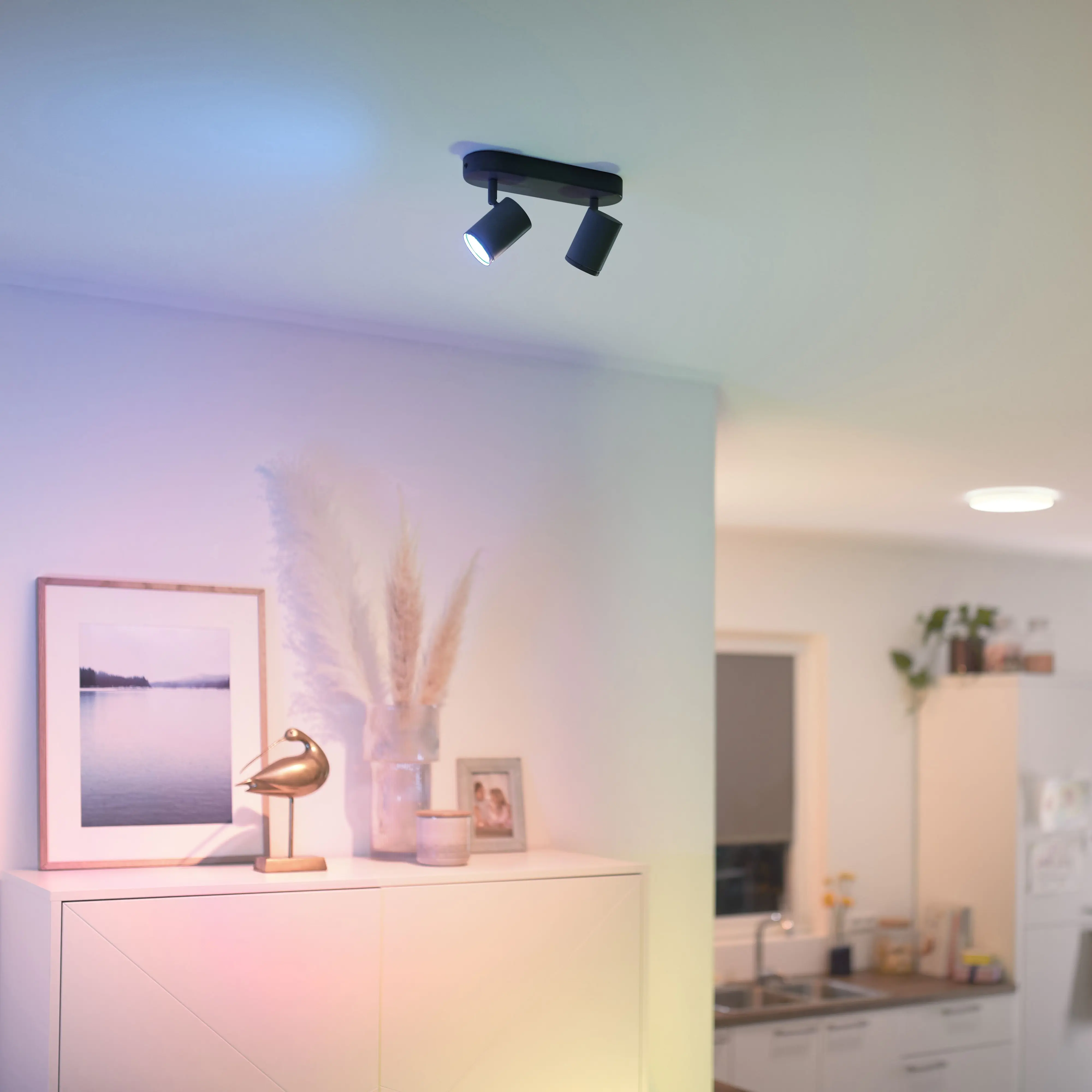 Wiz 2er Spot Imageo 5W RGB schwarz