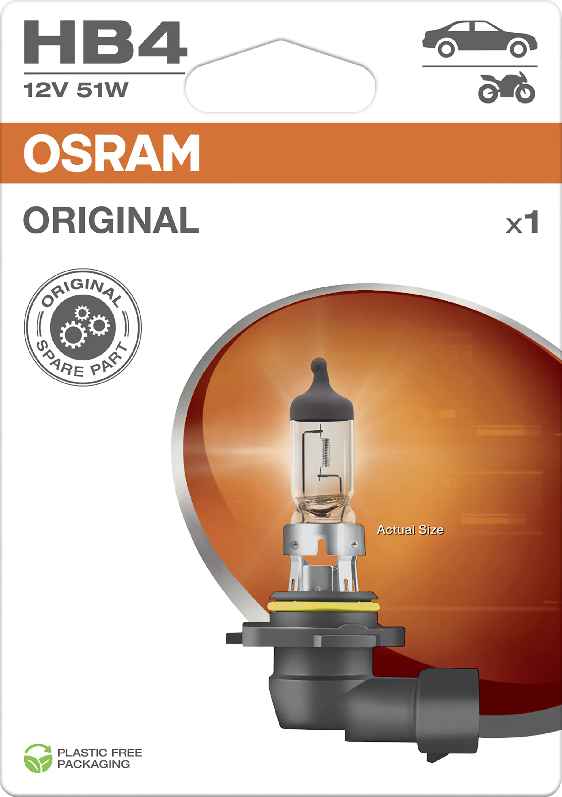 Osram Scheinwerferlampe HB4 Original 2.0 Osram Scheinwerferlampe HB4 Original 2.0