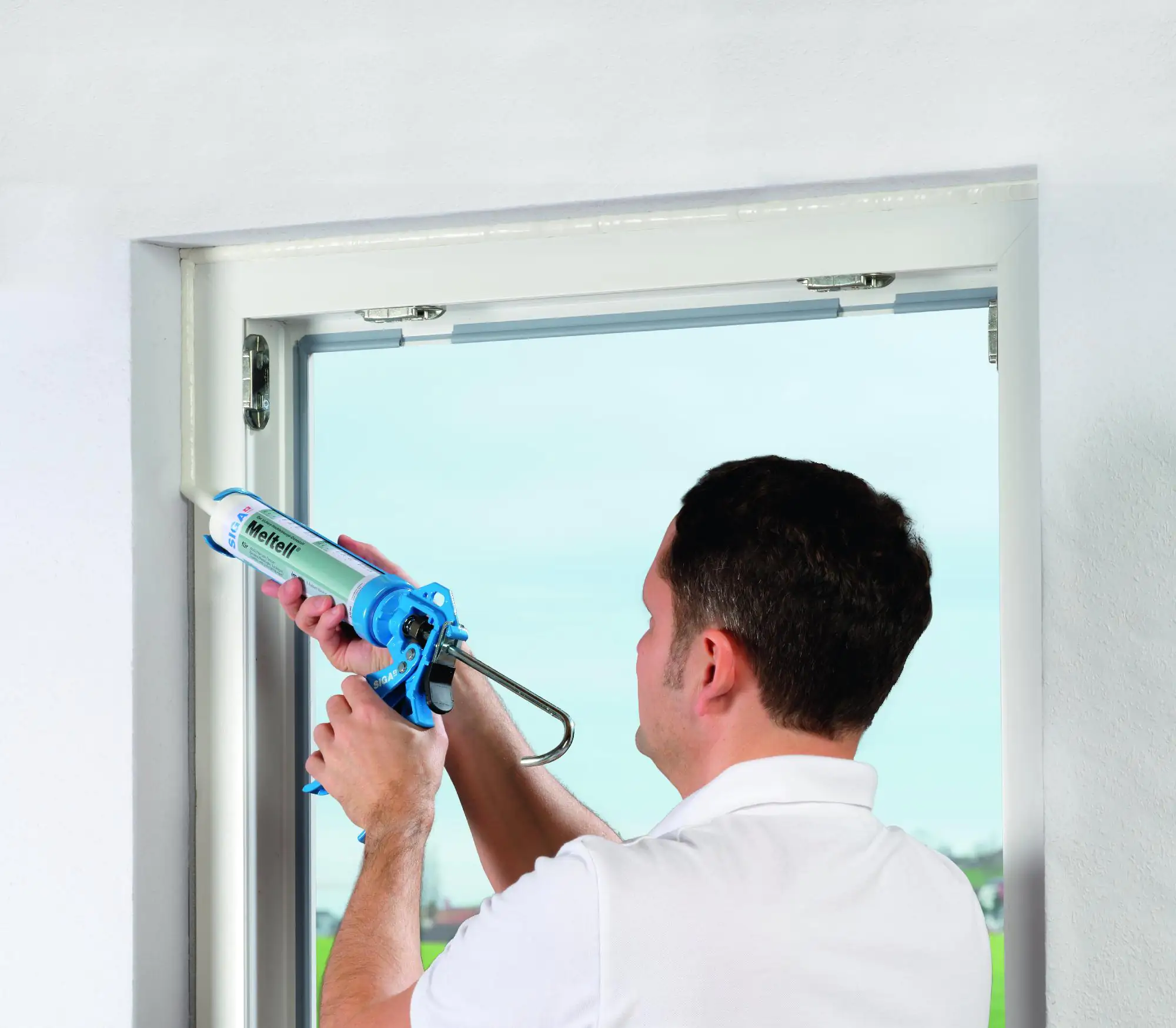 Siga Hochleistungsdichtstoff Meltell Kartusche 310 ml weiß strukturiert