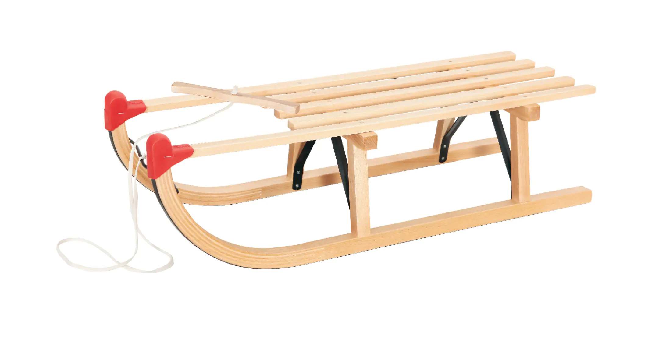 6425075101812 Holzschlitten Davos 100 cm mit Zugseil