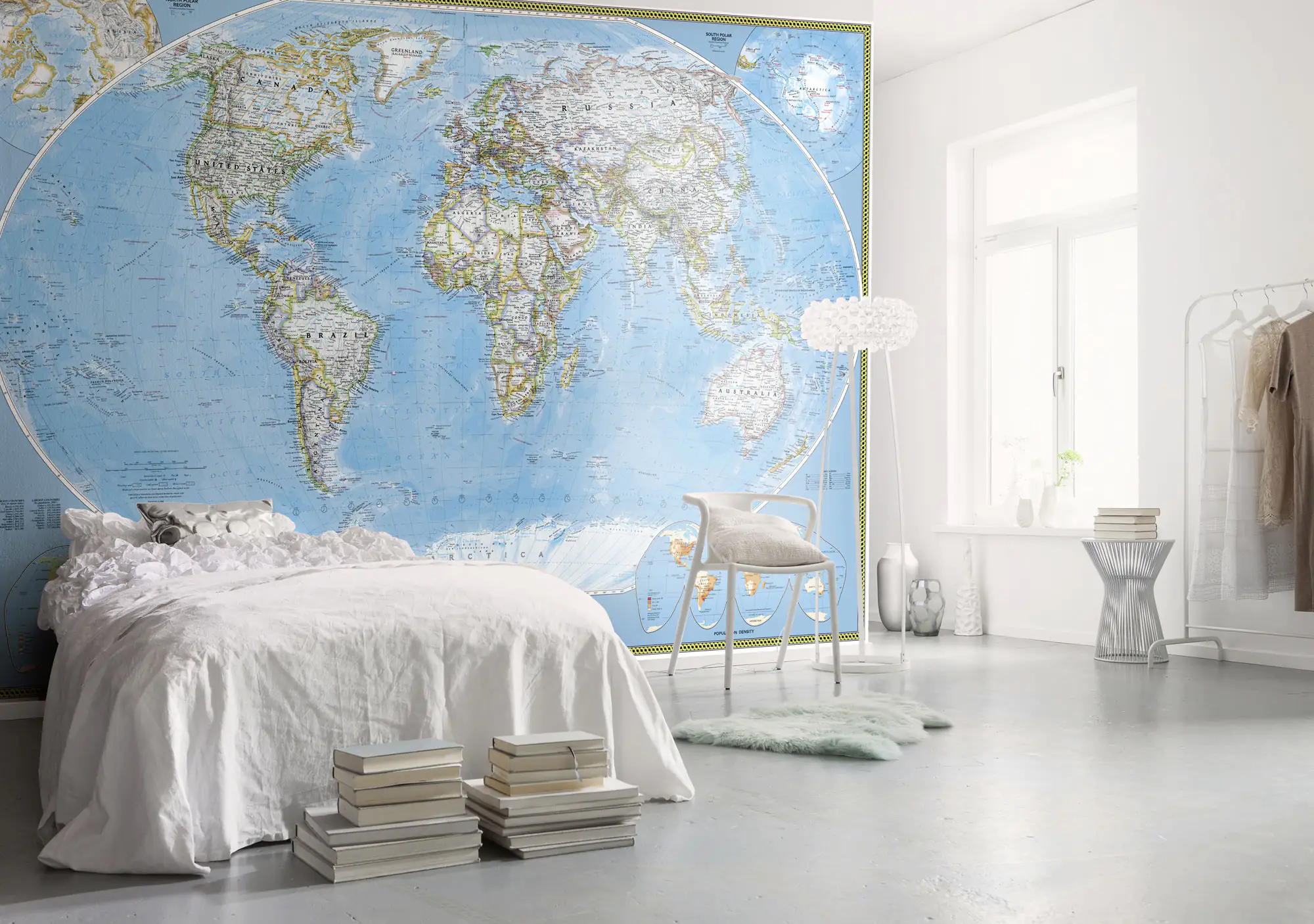 Komar Vlies Fototapete The World Political 400 x 280 cm 