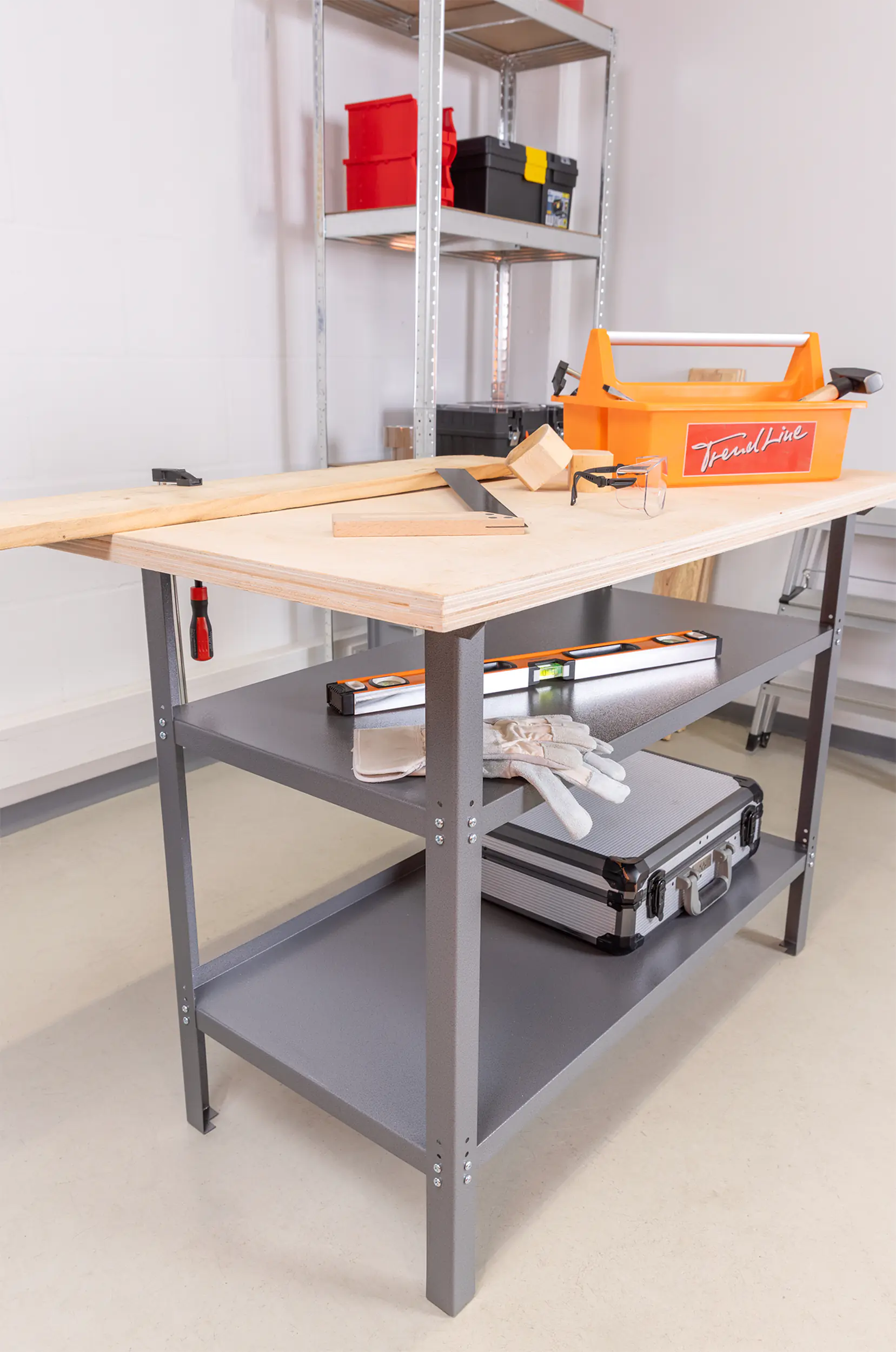 TrendLine Werkbank 120 x 60 x 85 cm
