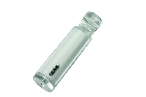 Gardinia Kettenbeschwerer rund, transparent-weiß, 2,5 x 10 cm