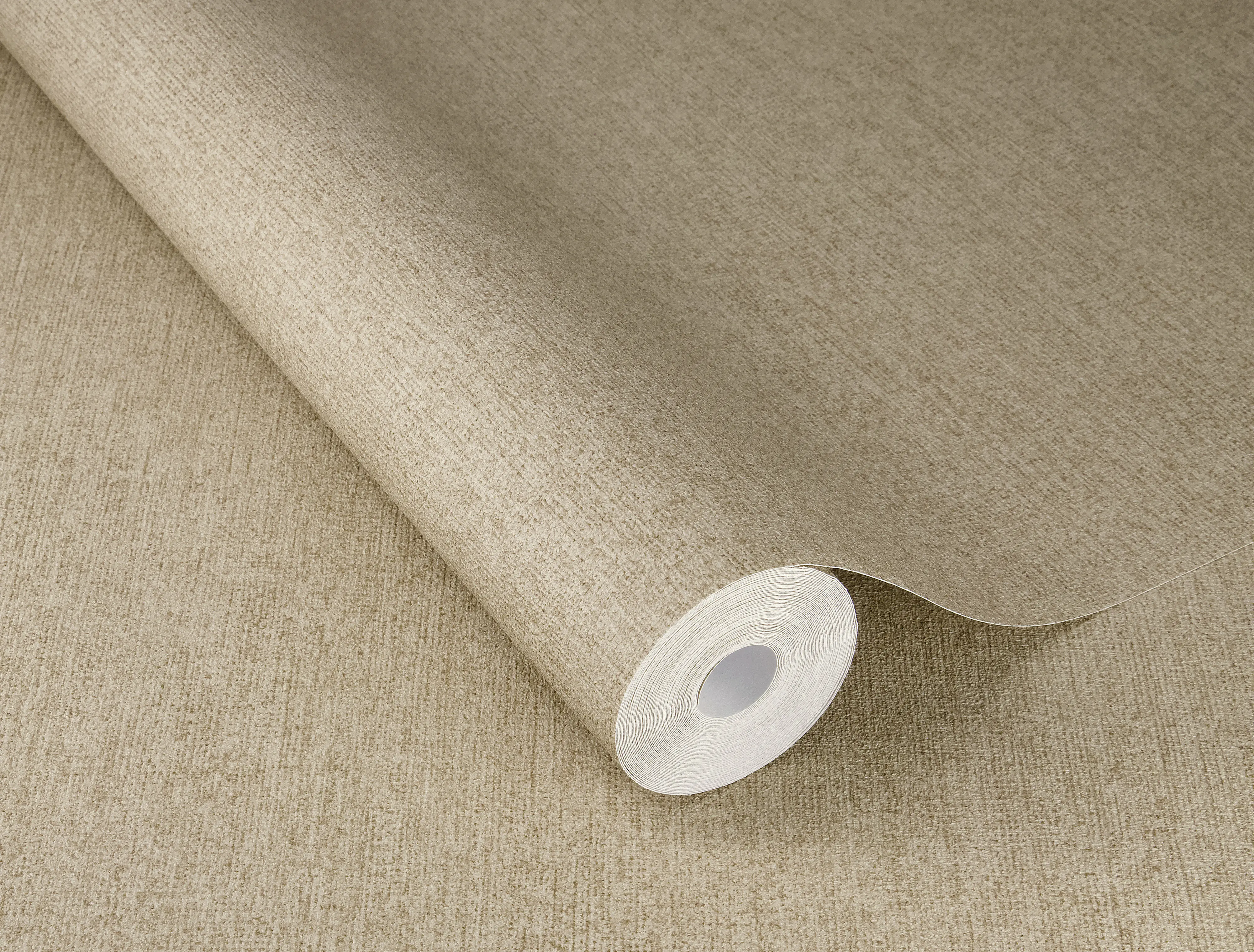 Schöner Wohnen Vliestapete Uni hellbraun 10,05 x 0,53 m
