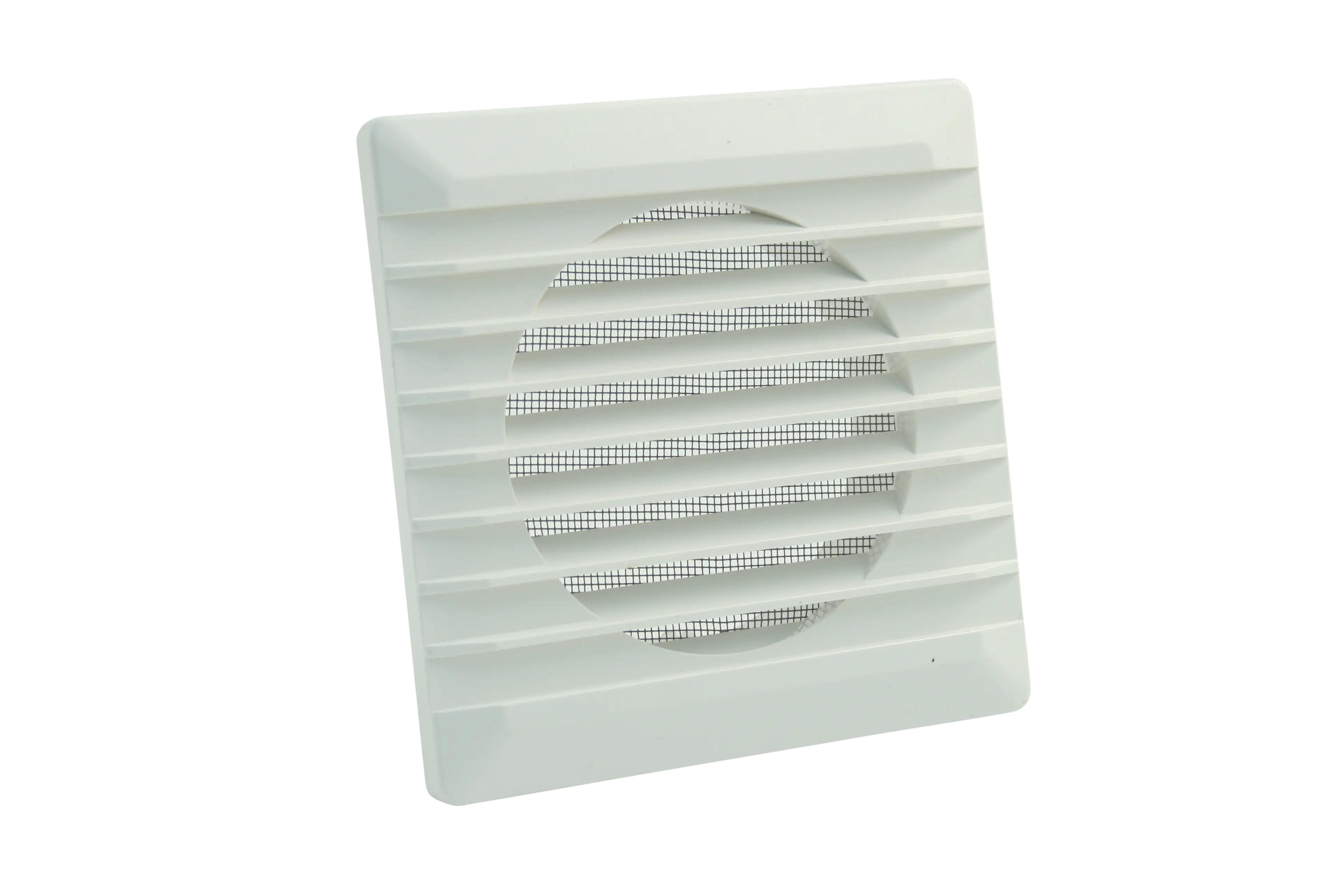 Marley Lüftungsgitter 160 x 160 mm, mit Fliegengaze, weiß