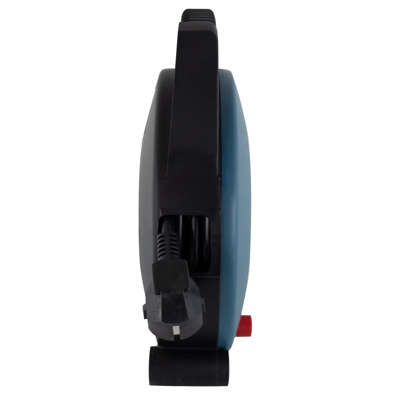 REV Kabeltrommel Innen 10 m H05VV3g 1,5 mm² petrol,  3x Schutzkontaktstecker