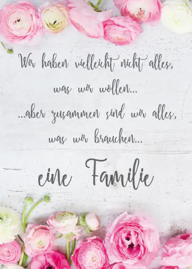 Deco-Canvas Bild - Familie 50 x 70 cm