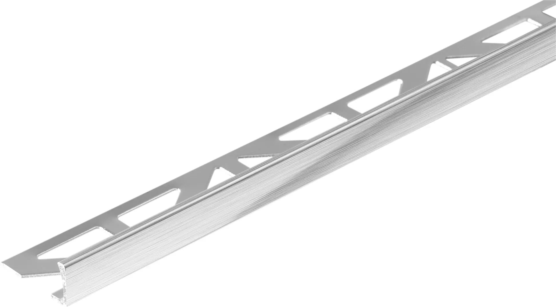 Dural Fliesenprofil Winkel 10 mm Aluminium silber gebürstet 2,50 m