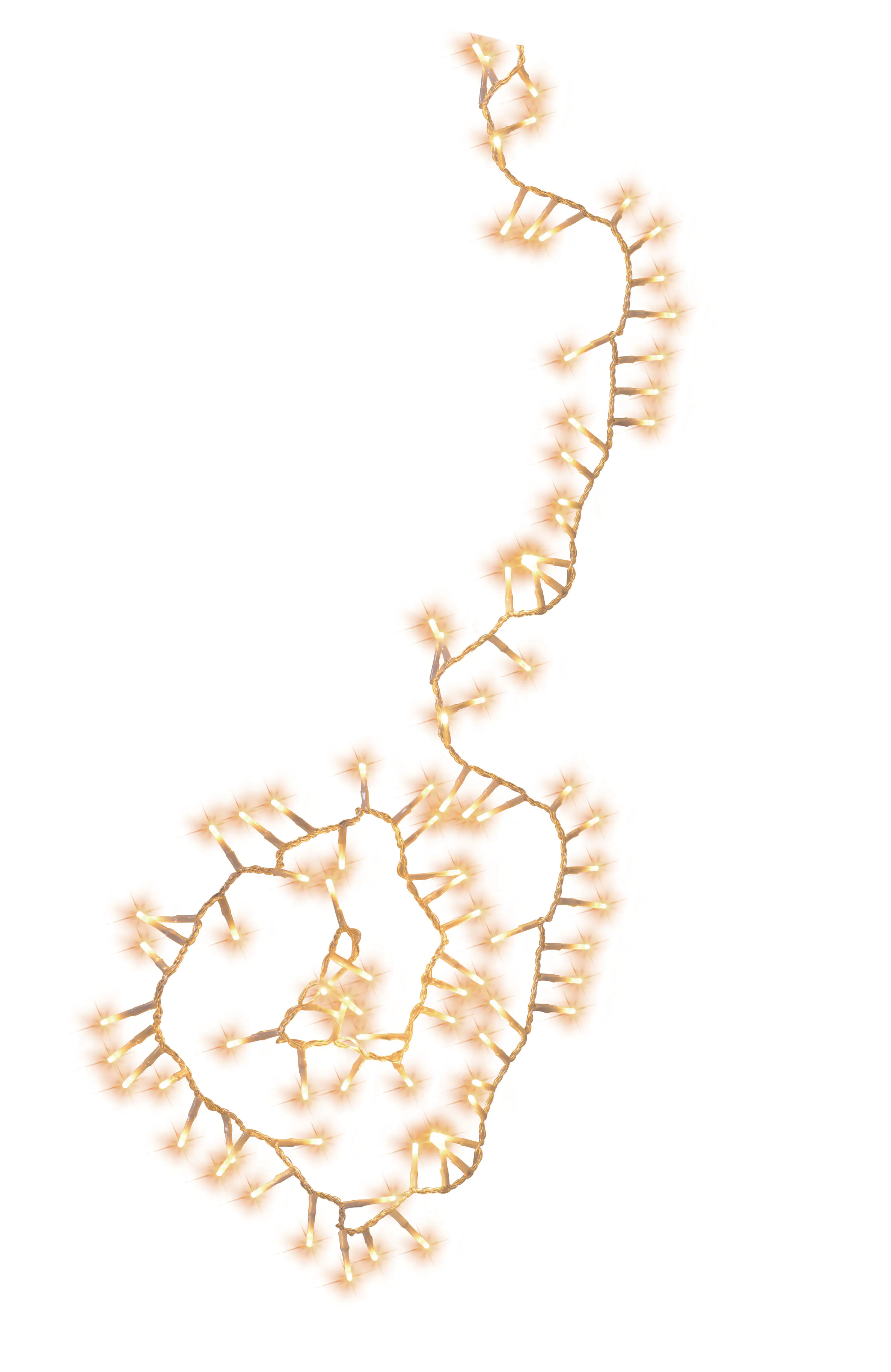 TrendLine LED-Lichterkette Premium Außen 7,2 m warmweiß-transparent mit Timer, Dimmer