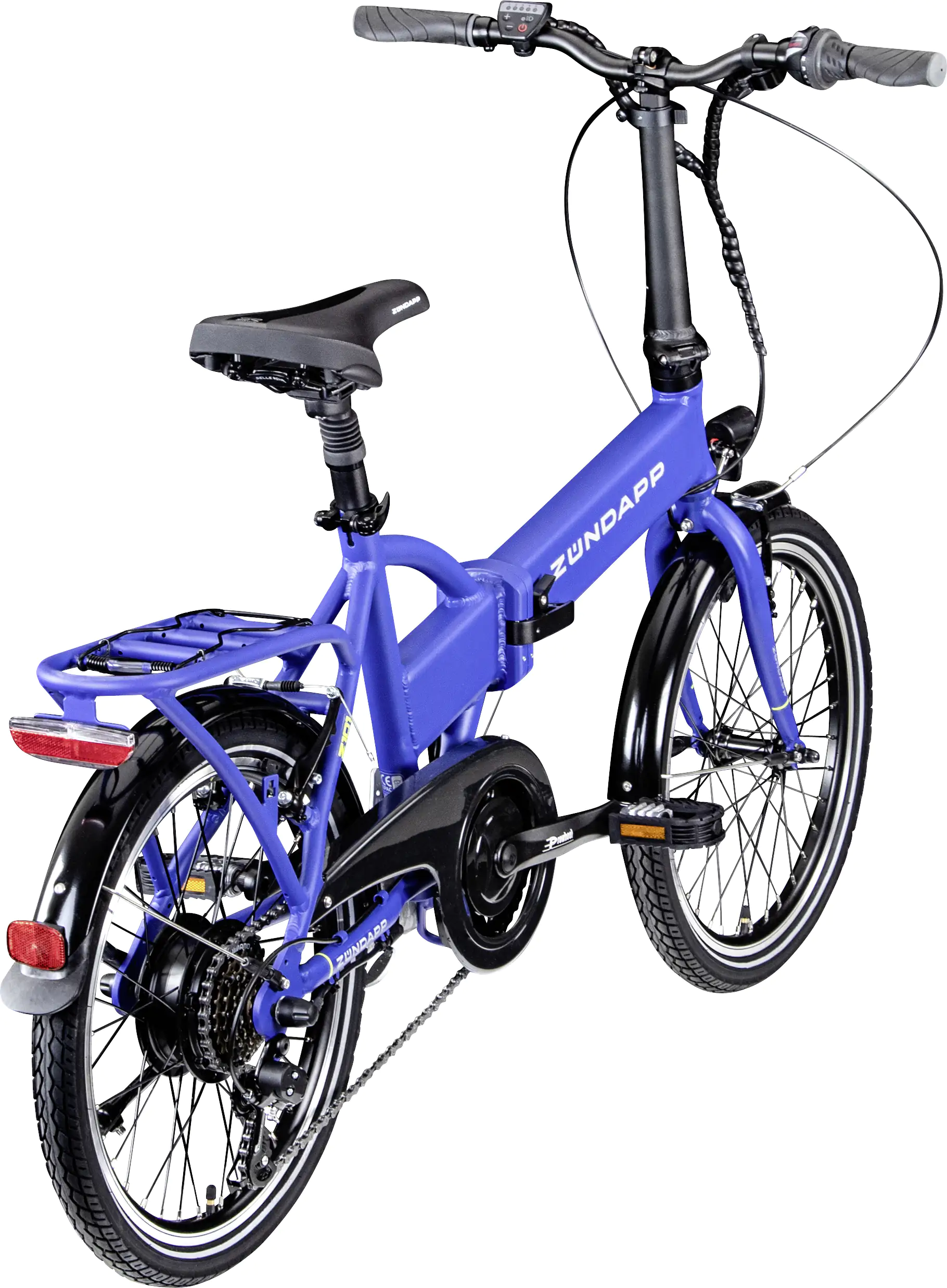Zündapp E-Bike Faltrad Z101 20 Zoll RH 37cm 6-Gang 270 Wh blau