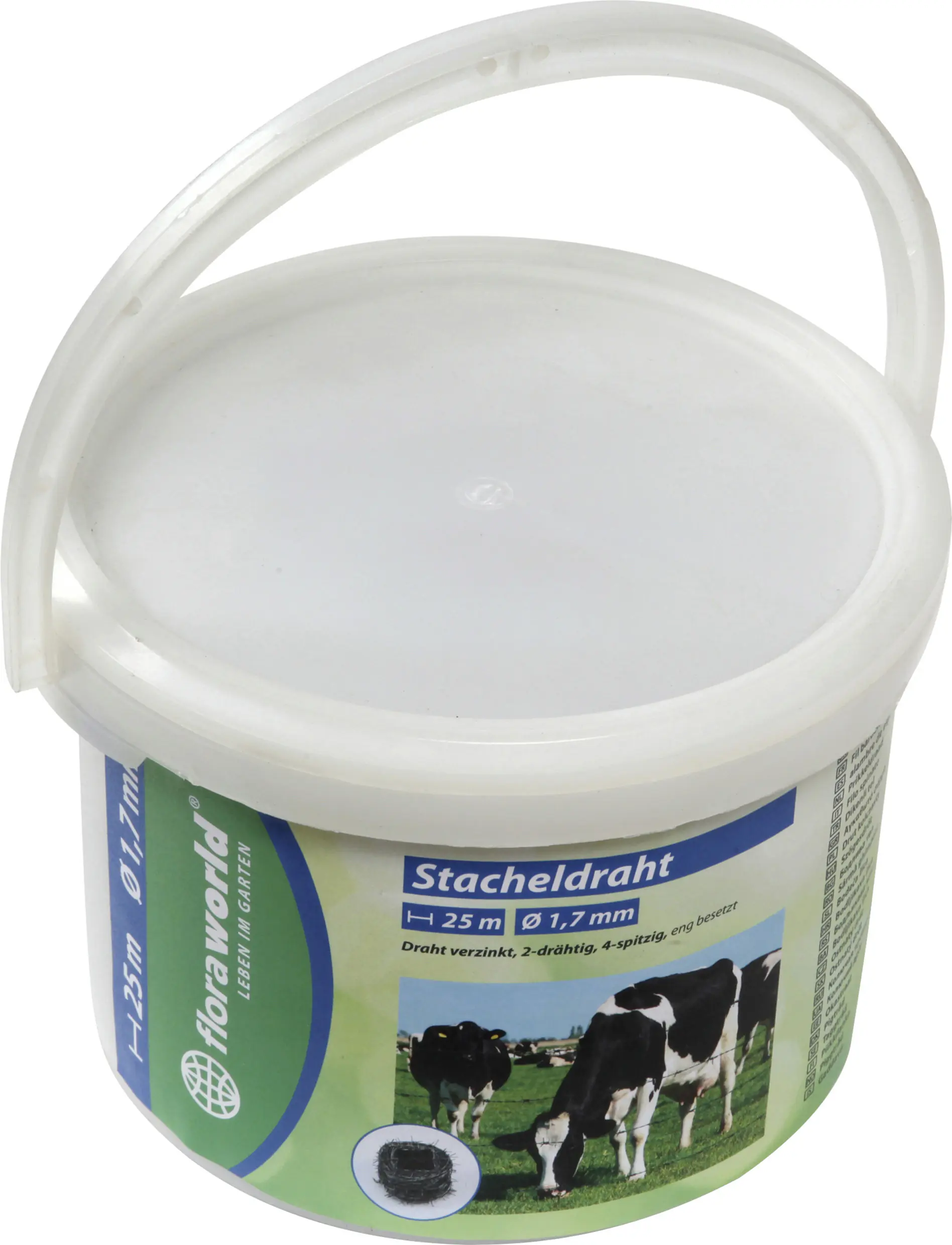 Floraworld Stacheldraht 25 x 1,7 mm verzinkt
