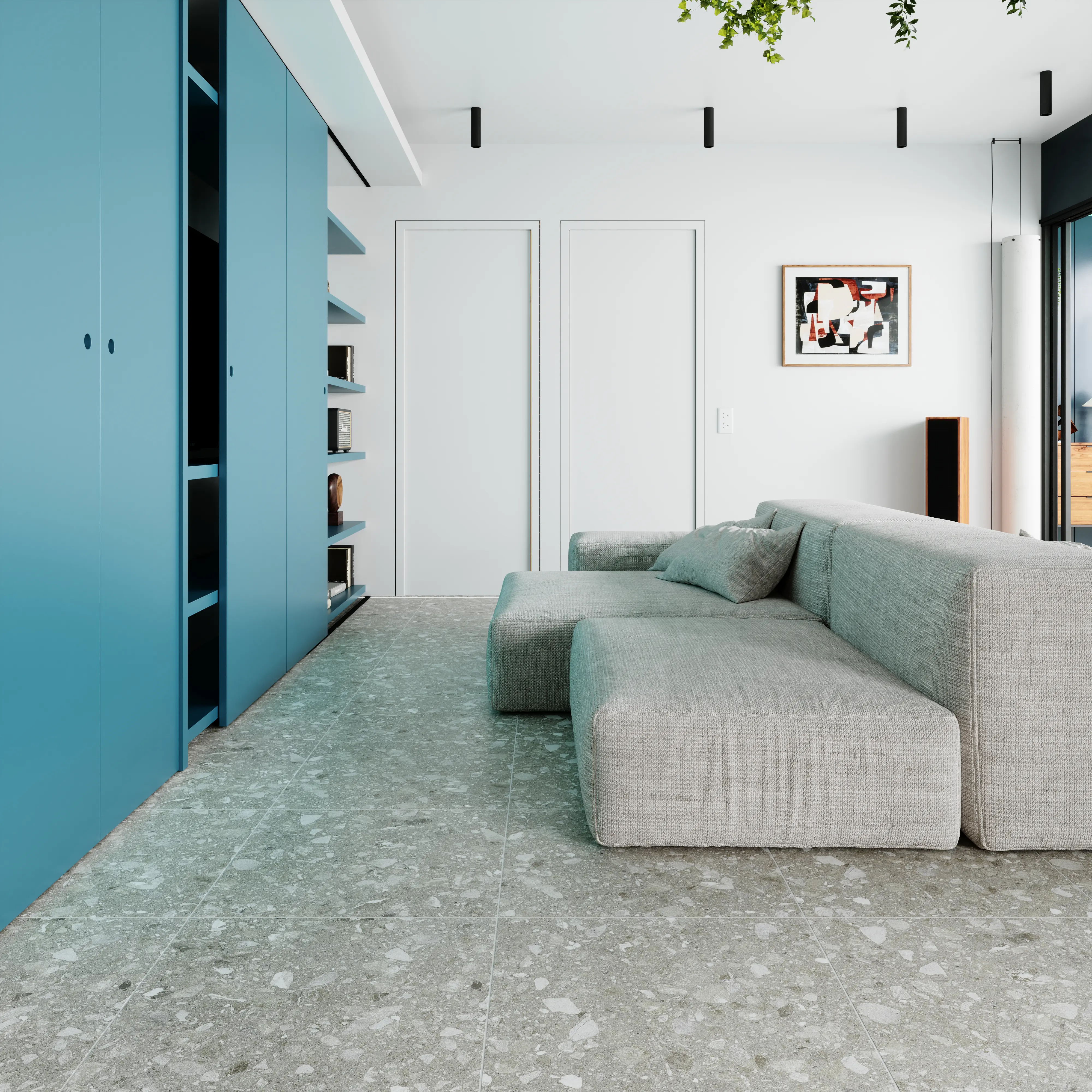 Bodenfliese Feinsteinzeug Terra 60 x 60 cm greige