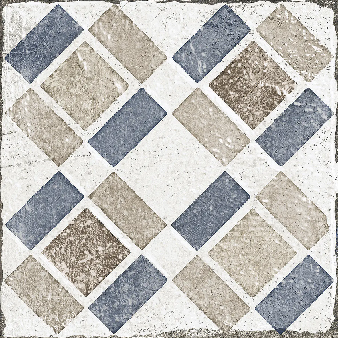 Bodenfliese Feinsteinzeug Marrakesh 20 x 20 cm blau-beige Bodenfliese Feinsteinzeug Marrakesh 20 x 20 cm blau-beige
