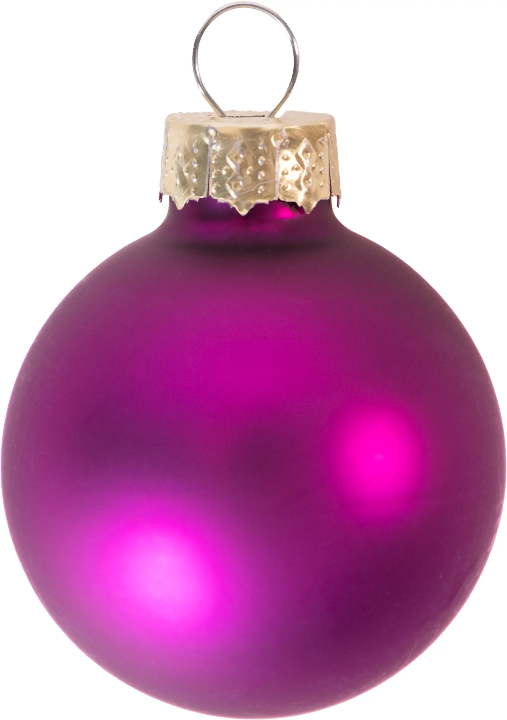 TrendLine Deko Set aus 16 Christbaumkugeln 3,5 cm Lila