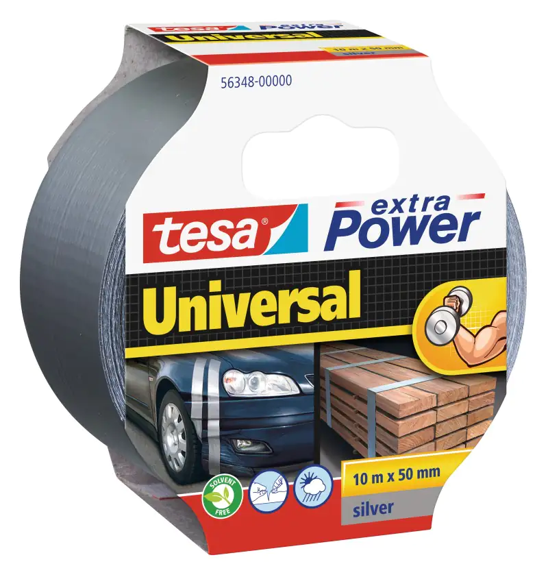 tesa extra Power Klebeband Universal 10 m x 50 mm, grau tesa extra Power Klebeband Universal 10 m x 50 mm, grau