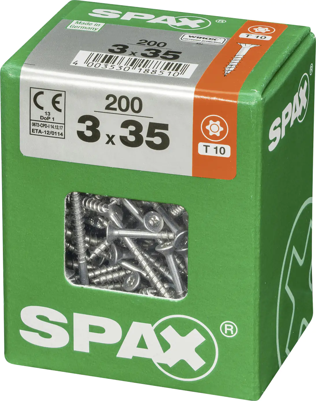 Spax Universalschrauben 3.0 x 35 mm TX 10 - 200 Stk.