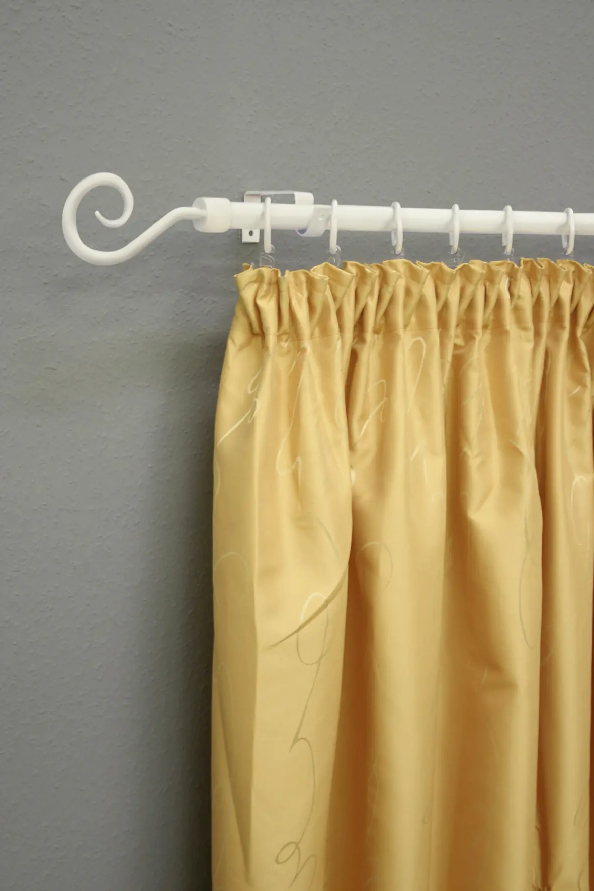 Gardinia Gardinenstangen-Set Hook 1-Lauf Ø 13-16 mm weiß 130 - 240 cm