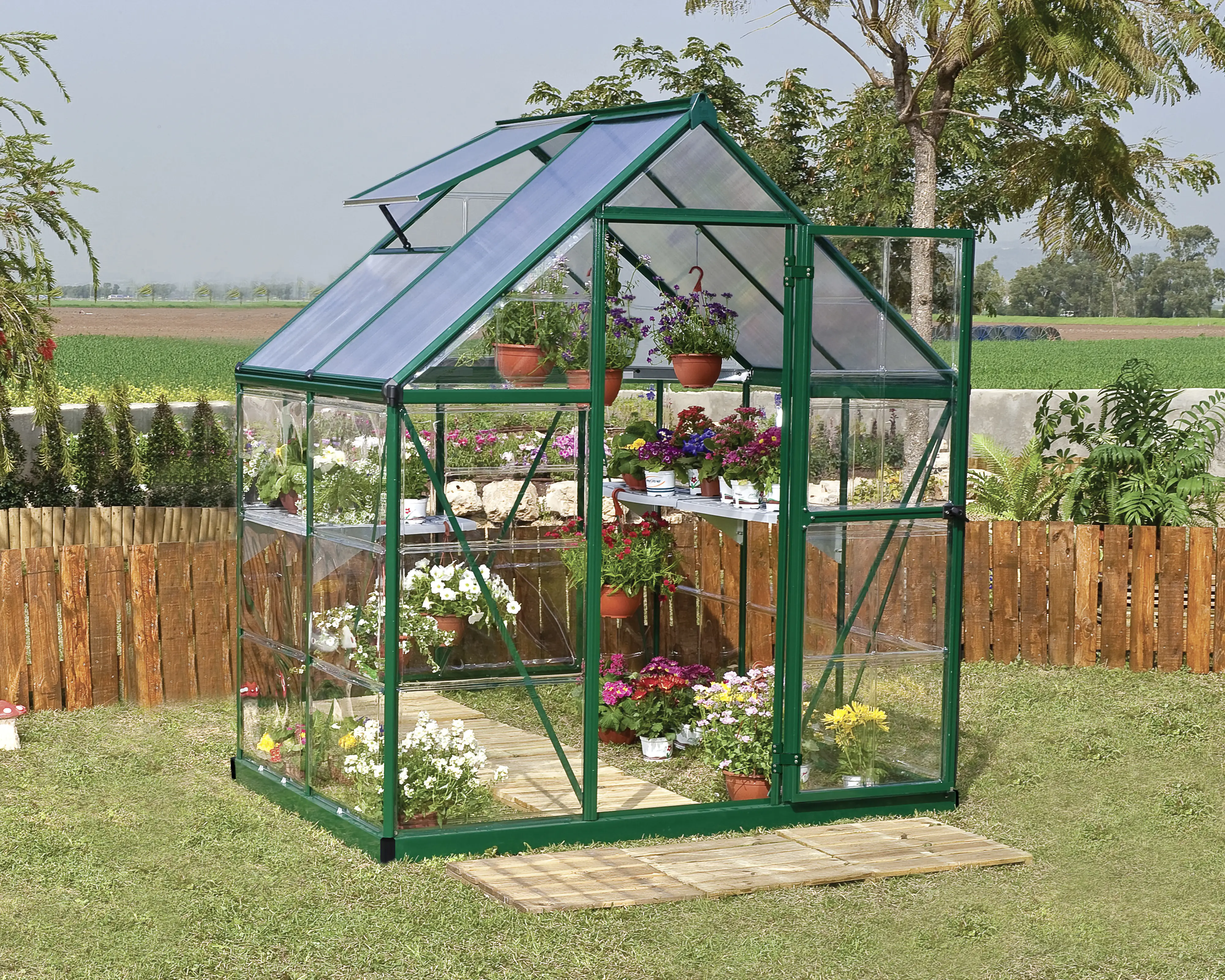 Canopia Gewächshaus Hybrid 6X4 grün 185 x 126 x 208 cm Canopia Gewächshaus Hybrid 6X4 grün 185 x 126 x 208 cm
