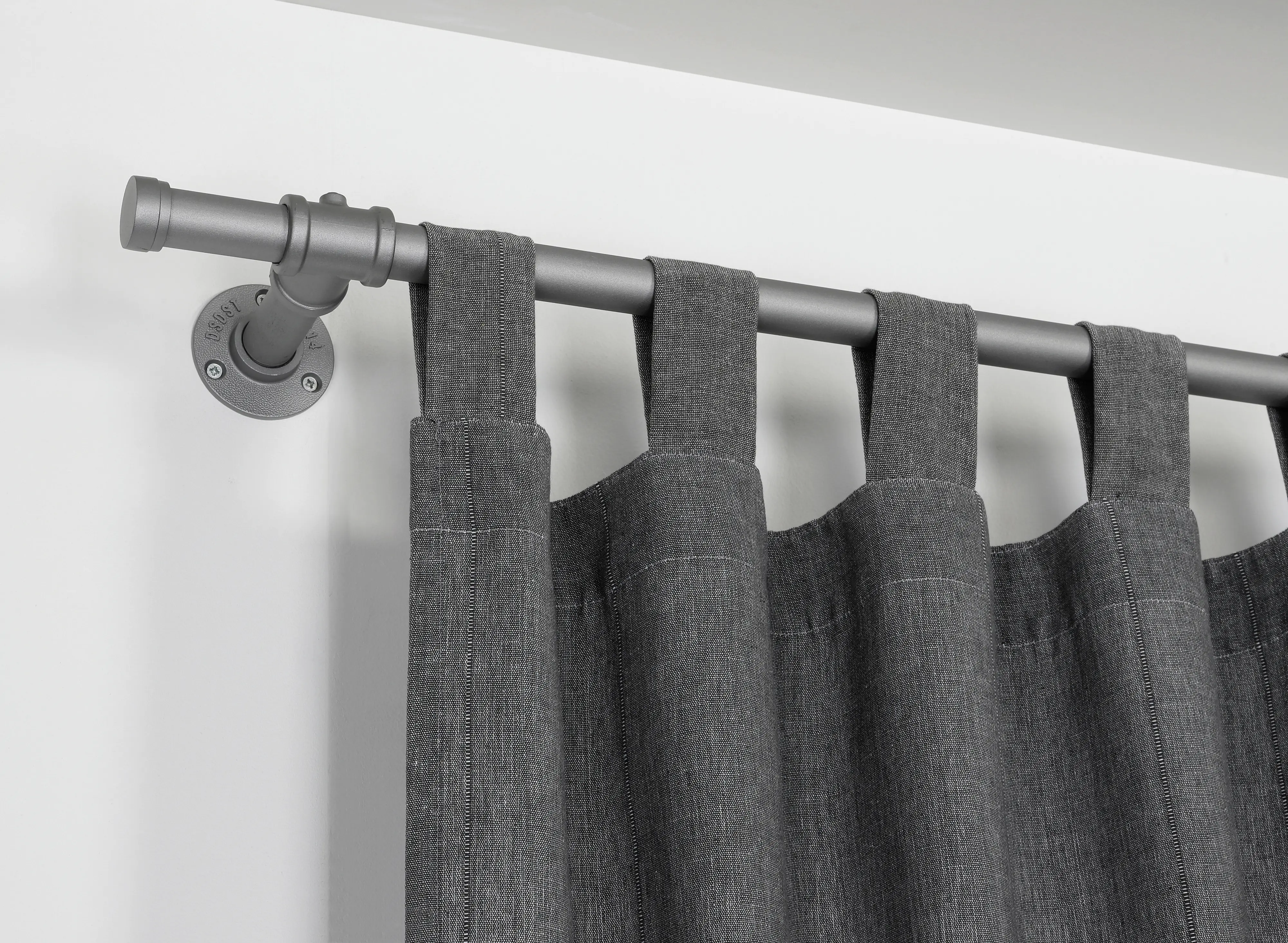 Gardinia Endkappe Industrial Home für Ø 25 mm silber 2 Stück