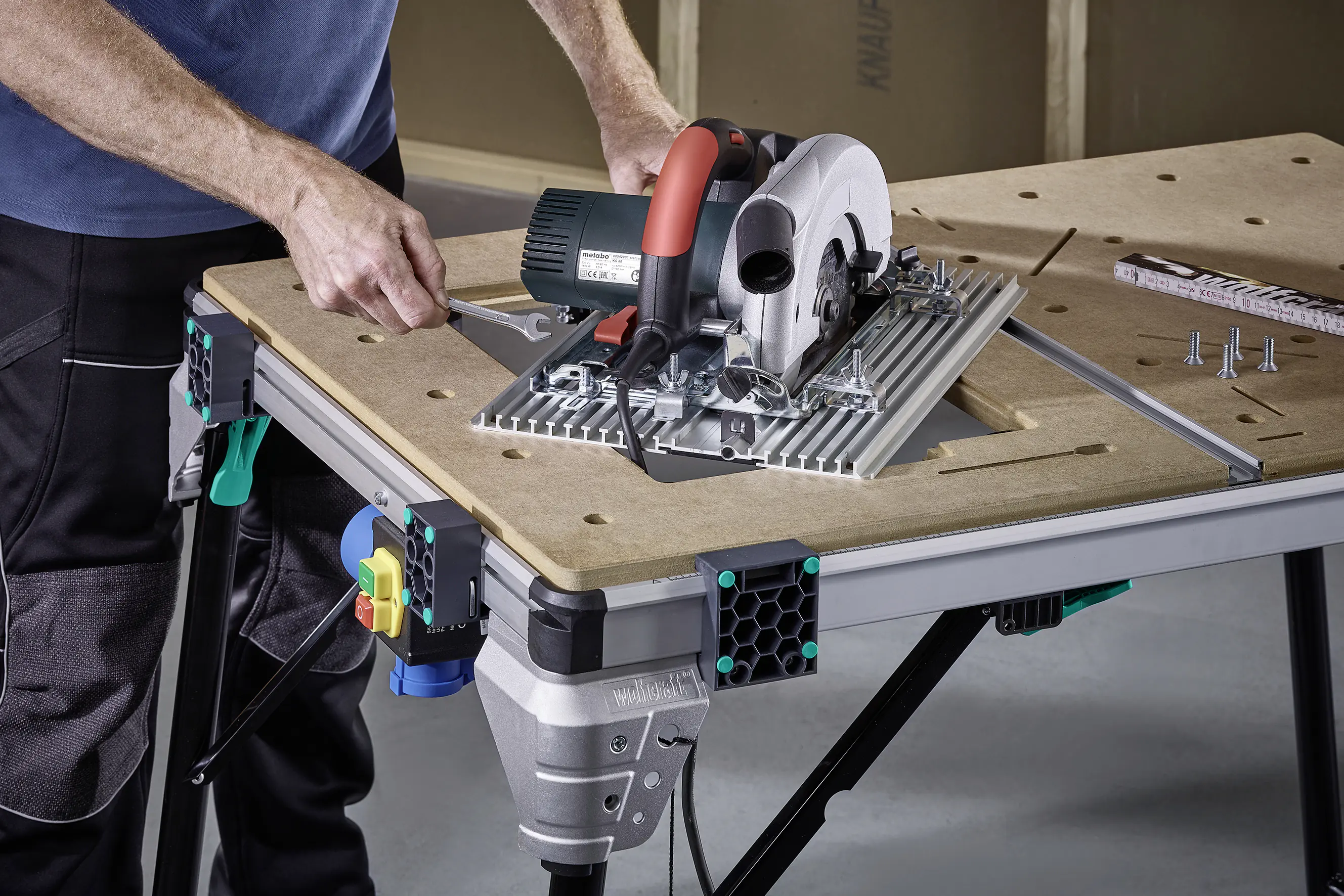 Wolfcraft Maschinenspanntisch Master Cut 2600 für Sägen und Fräsen Wolfcraft Maschinenspanntisch Master Cut 2600 für Sägen und Fräsen