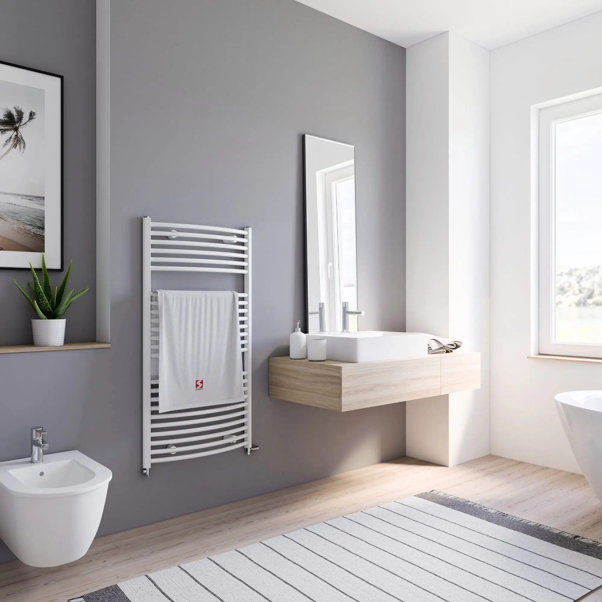 Schulte Design-Heizkörper Europa 113,5 x 60 cm alpinweiß 601 W
