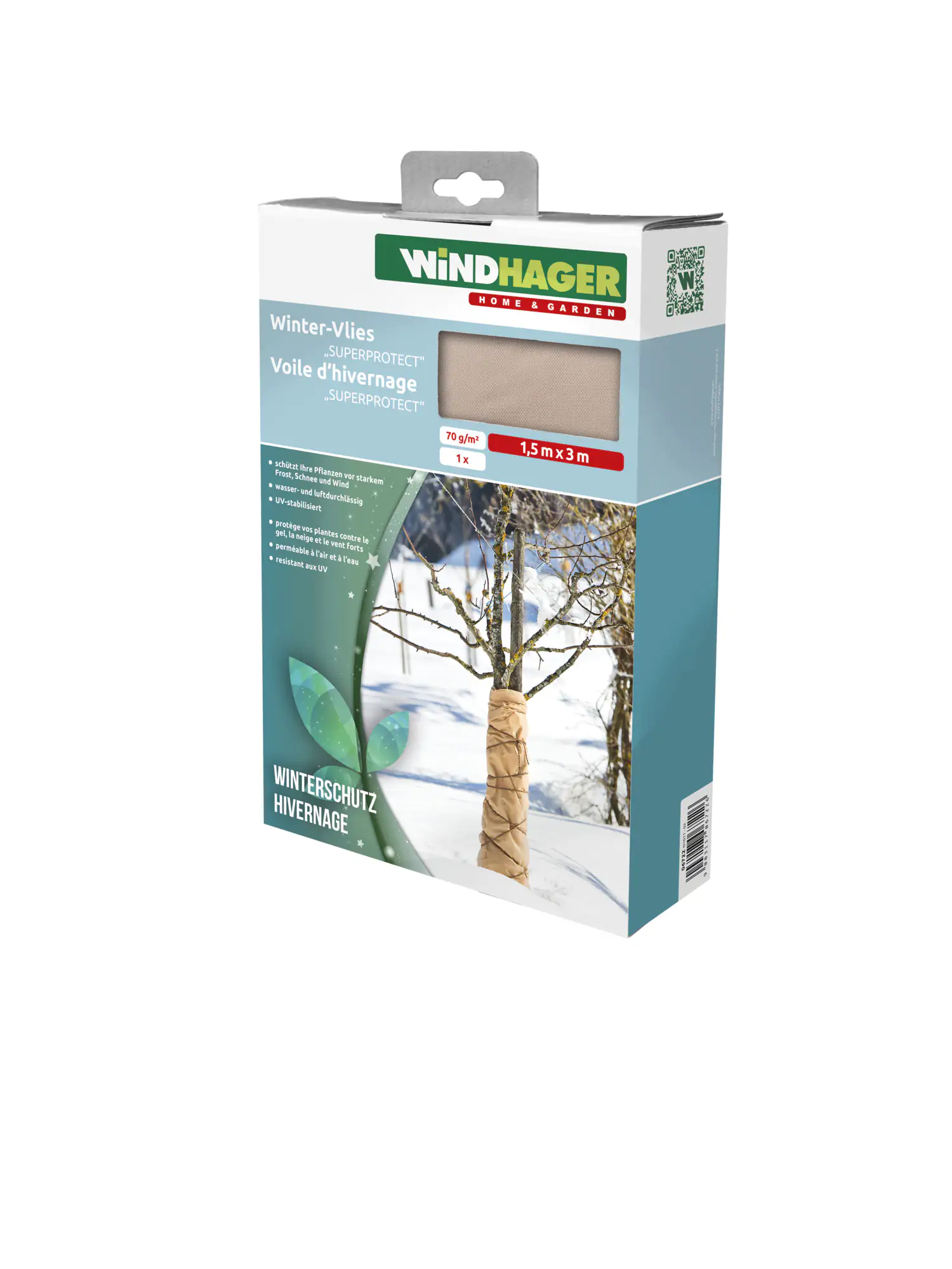 Windhager Winter-Vlies Super-Protect 3 x 1,5 m, beige