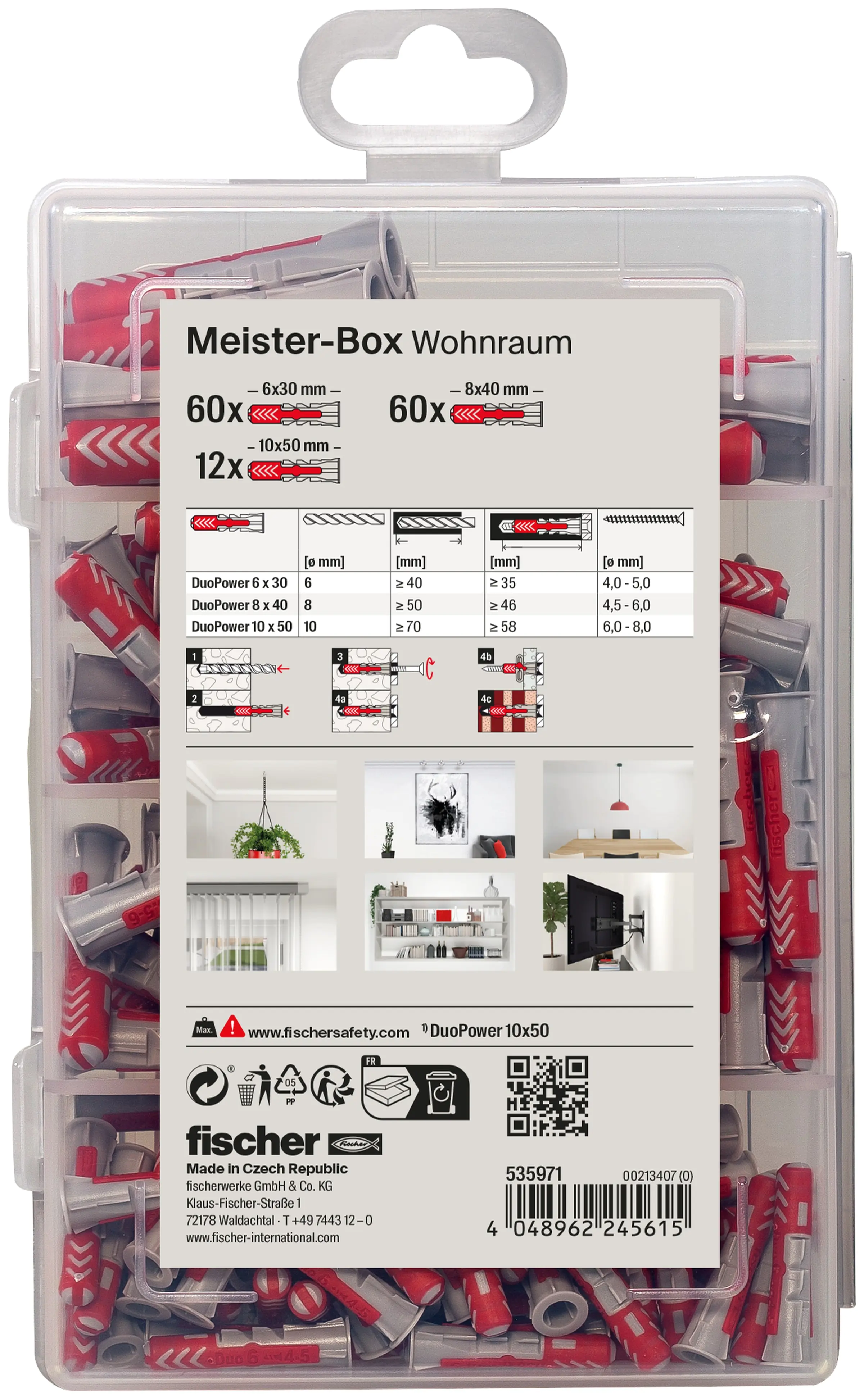 Fischer Meister-Box Duopower - 132 Stück Fischer Meister-Box Duopower - 132 Stück