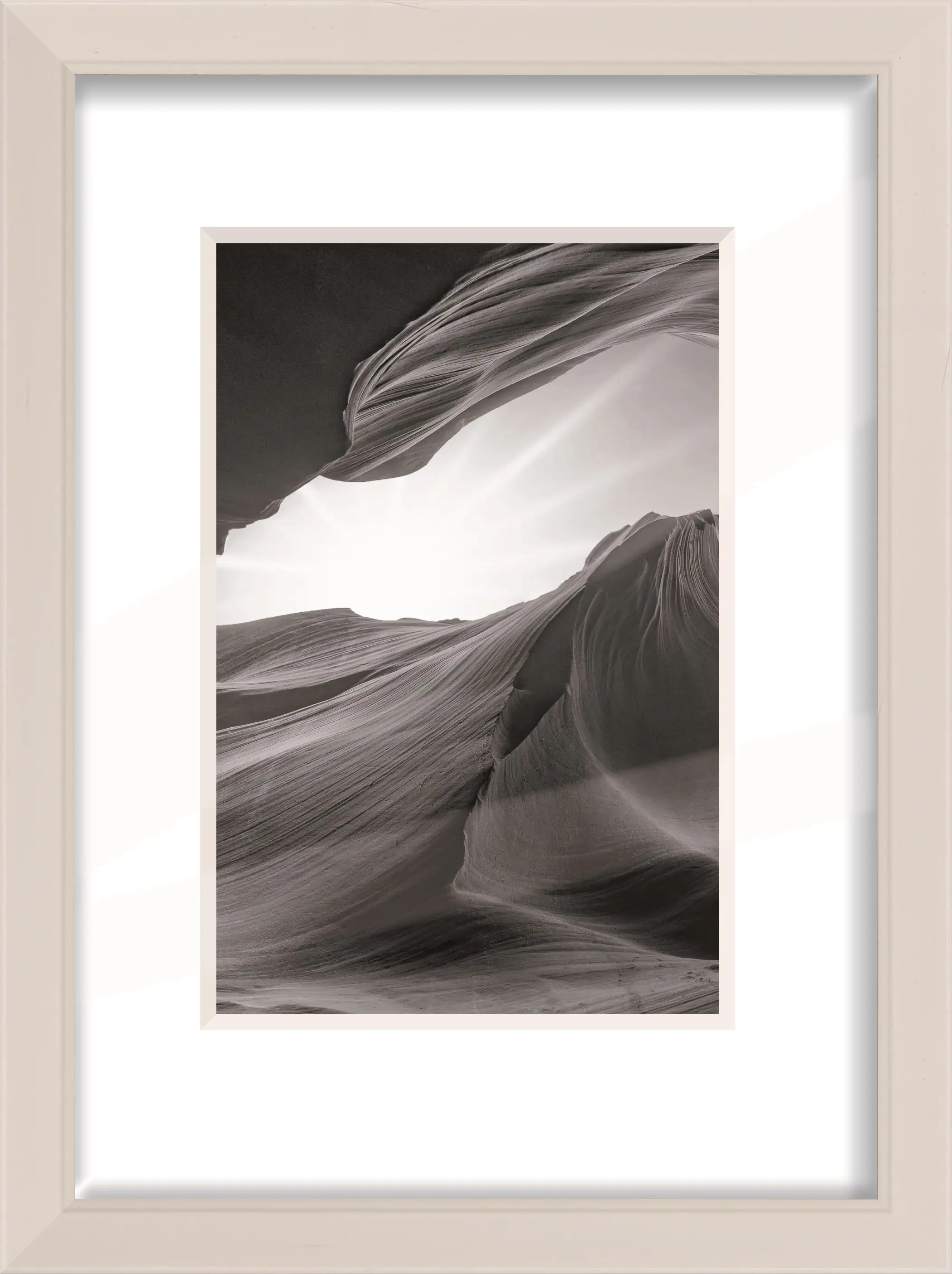 Holz Bilderrahmen Script weiß, 15 x 21 cm