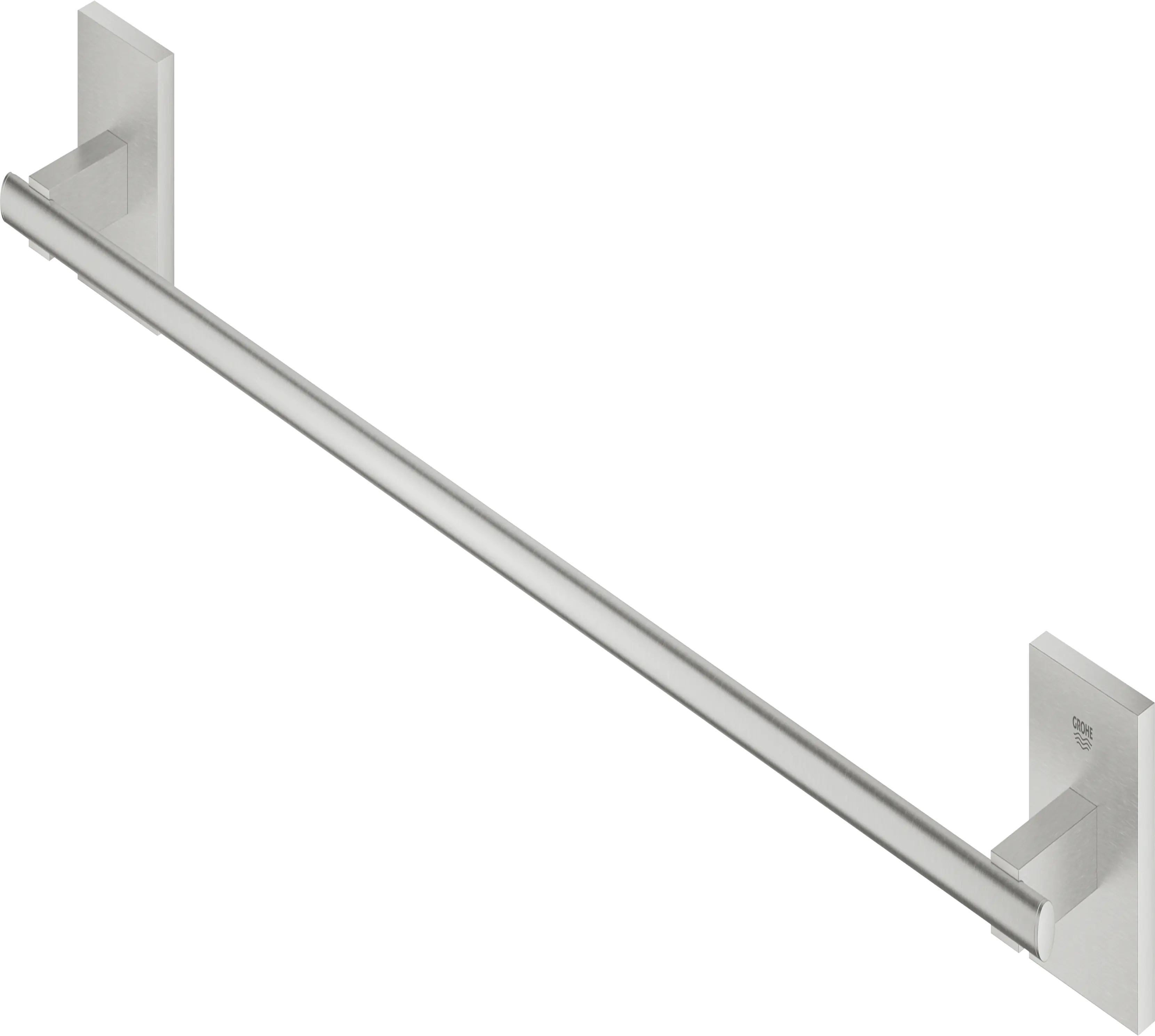Grohe Start Cube Badetuchhalter supersteel klebbar Grohe Start Cube Badetuchhalter supersteel klebbar