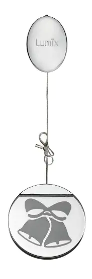 Krinner Lumix LED Deko Light Glocke, LED, Ø 10 cm