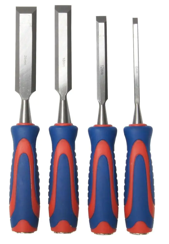 Stechbeitelsatz 4-teilig 2-Komponentengriff Stechbeitelsatz 4-teilig 2-Komponentengriff