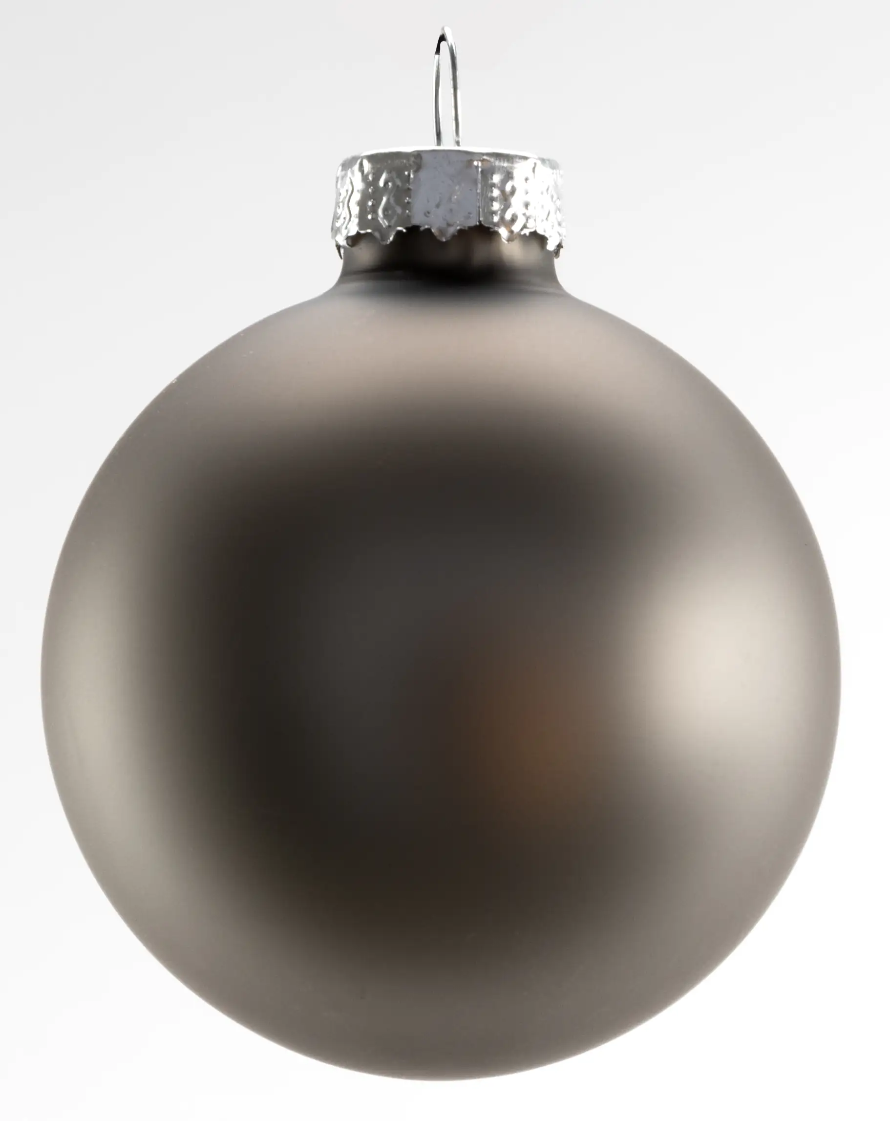 TrendLine Weihnachtskugeln aus Glas Ø 6 cm warmgrau 20 Stück