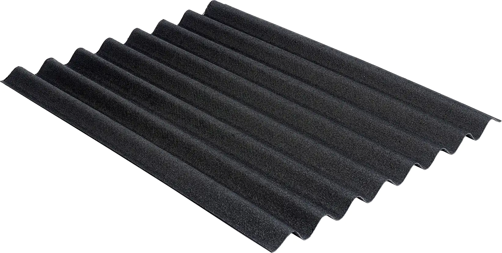 Onduline Bitumenwellplatte Easyline 100 x 76 cm 2,6 mm schwarz
