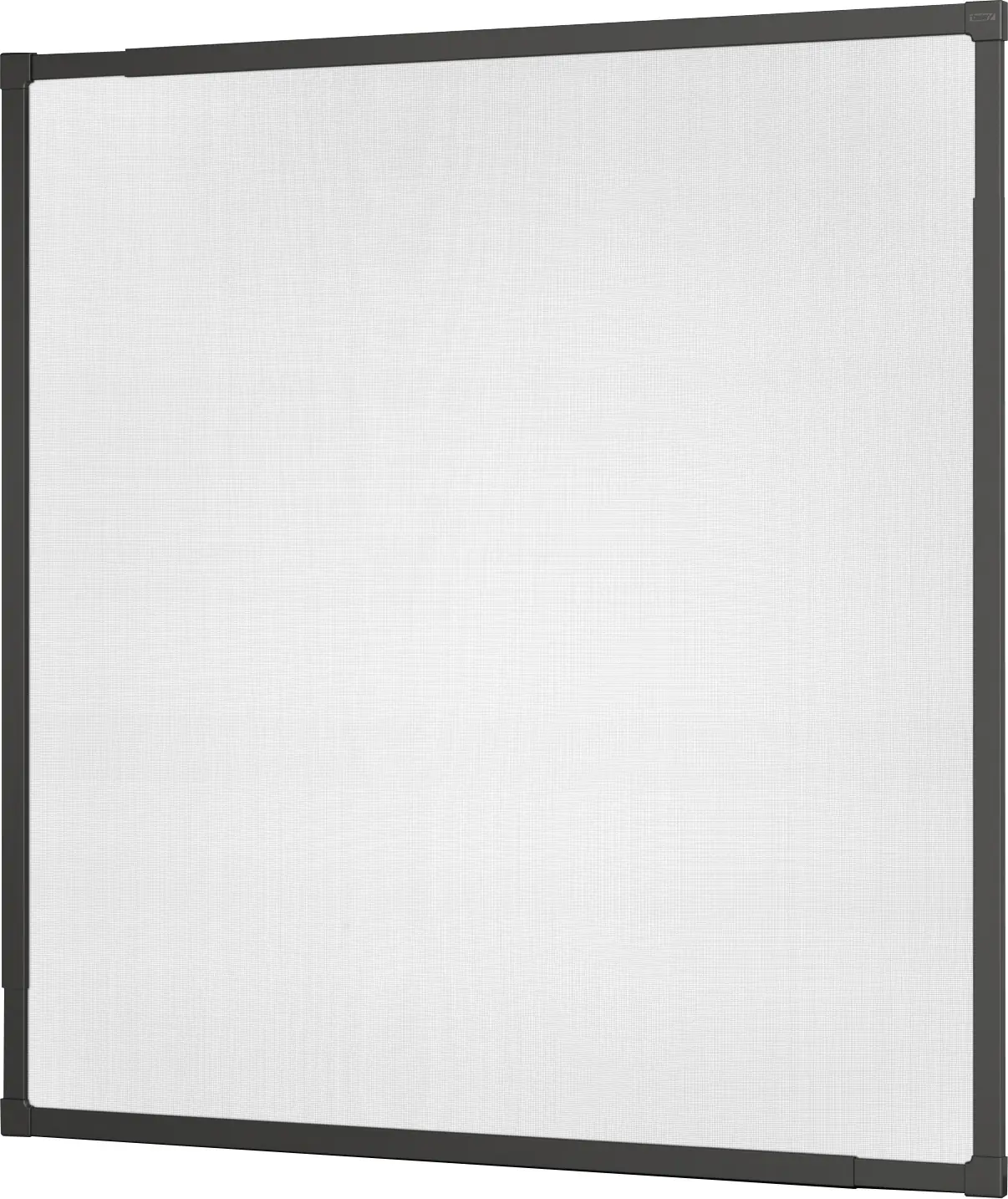 tesa Fliegenschutz-Fenster FALT 80 x 80 - 140 x 140 cm anthrazit/anthrazit