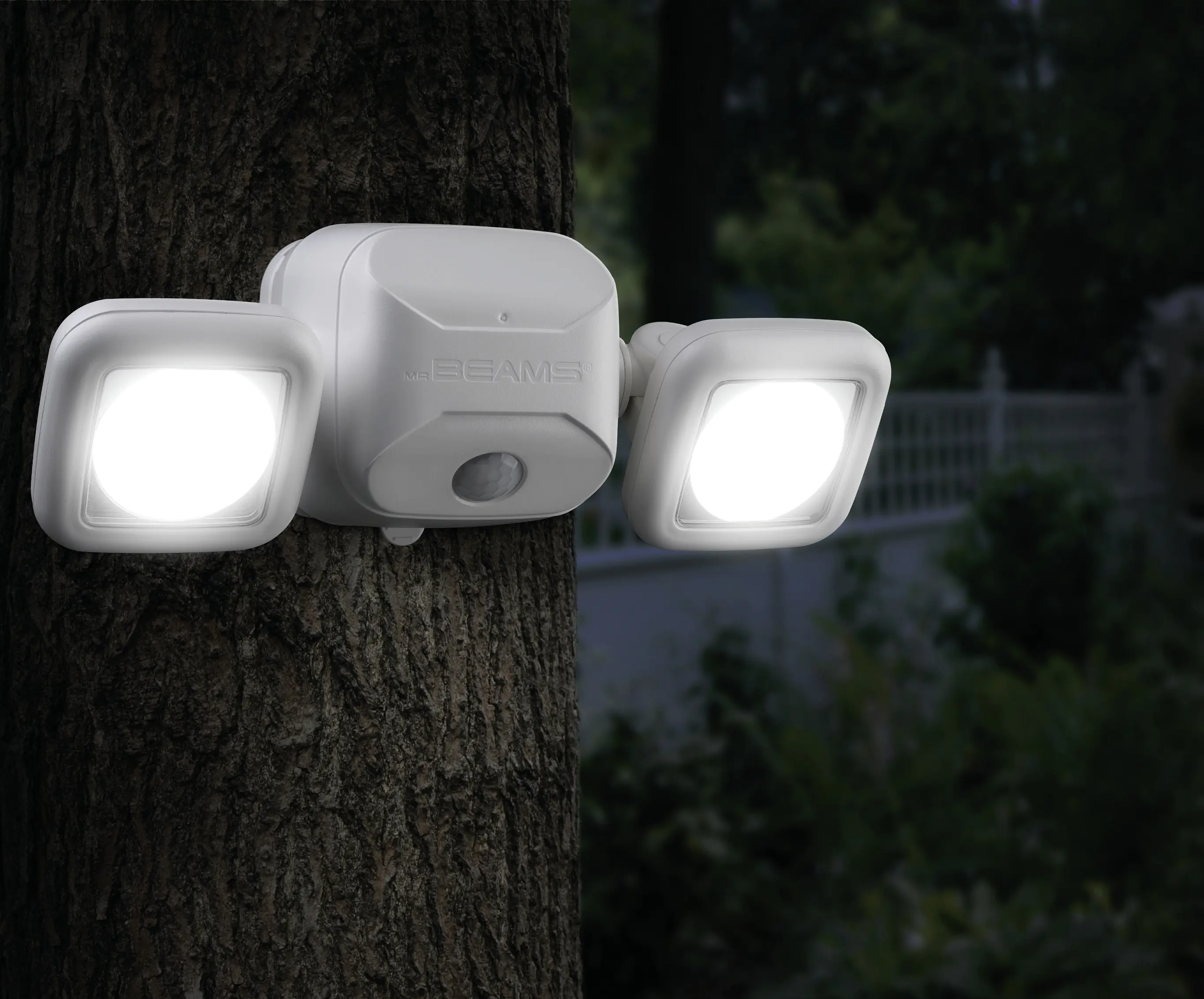 Mr Beams LED Batterielicht Security Light 500lm, 5000K, weiß