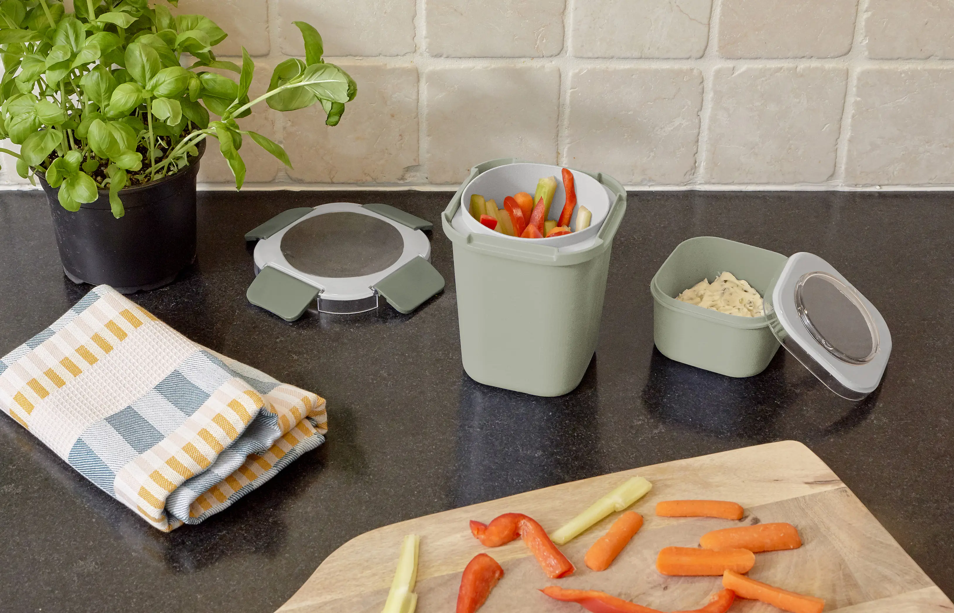 Sunware Food to Go Lunchbecher Sigma Home grün